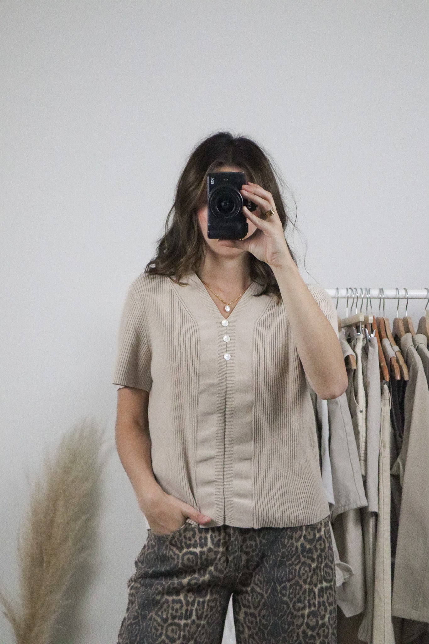 Vintage x Cotton Short-Sleeve Knit (M)