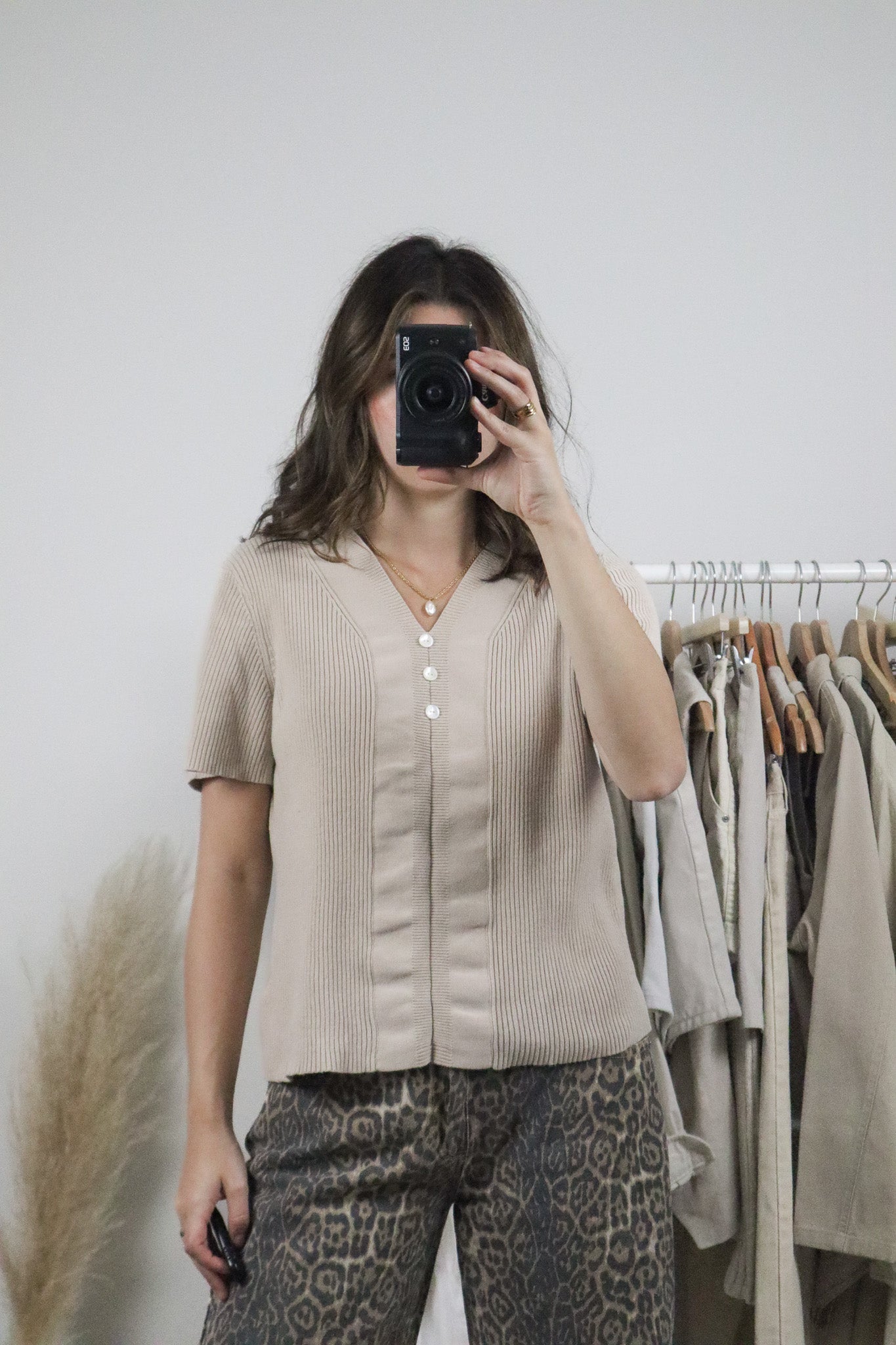 Vintage x Cotton Short-Sleeve Knit (M)