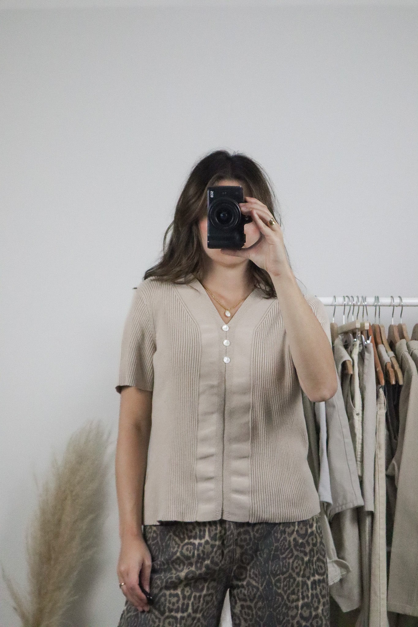 Vintage x Cotton Short-Sleeve Knit (M)