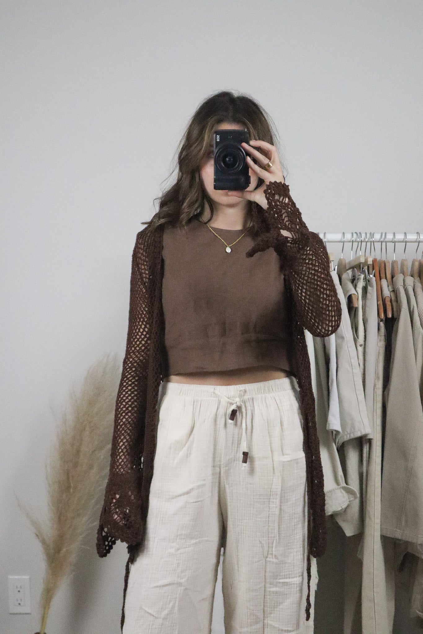 Vintage x Crochet Cardigan (S)