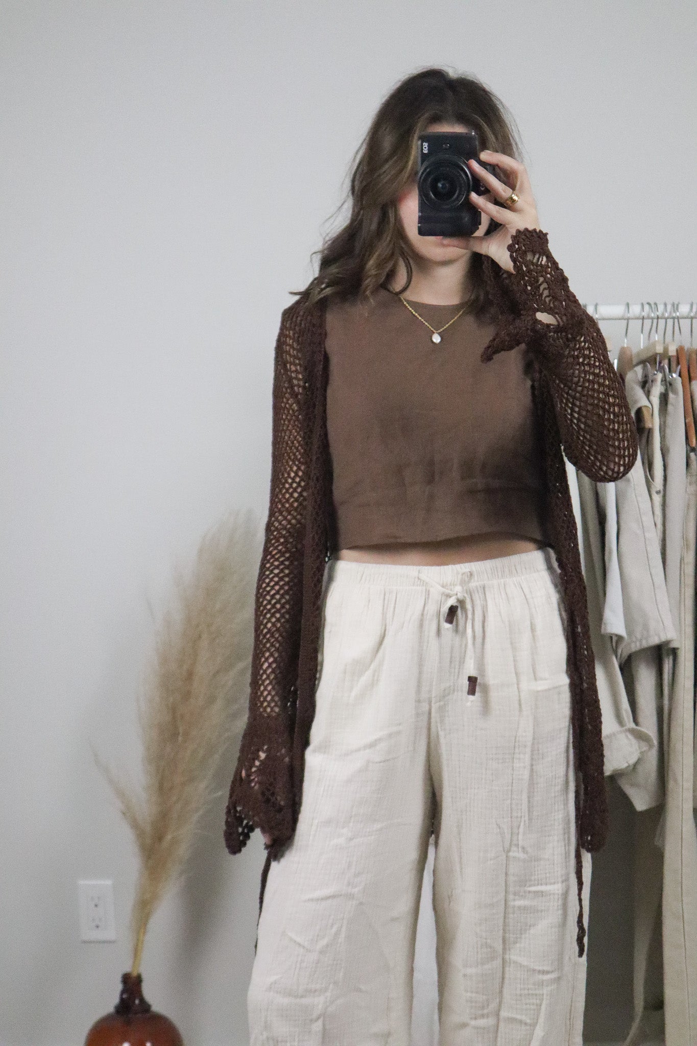 Vintage x Crochet Cardigan (S)