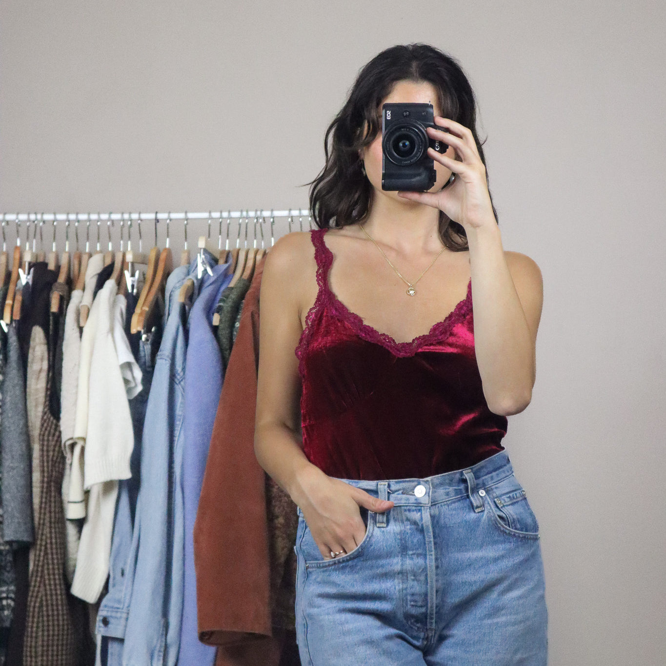 Vintage x Velvet Tank (M)