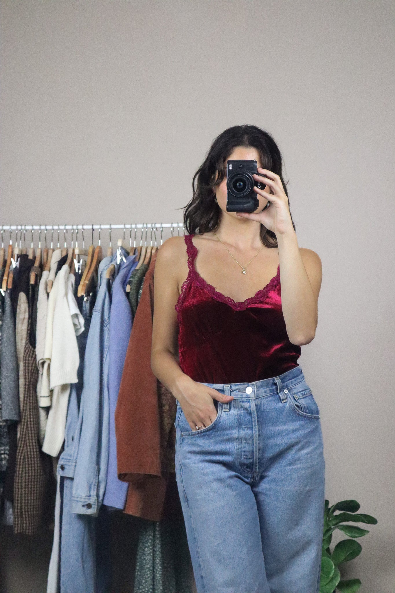 Vintage x Velvet Tank (M)