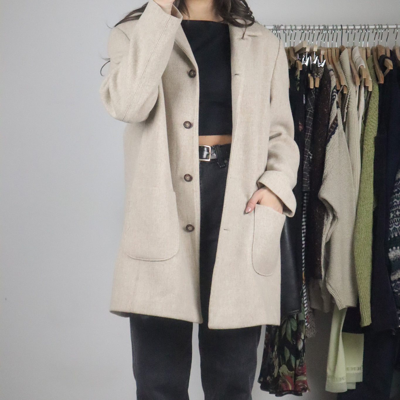 Vintage x Wool Blend Jacket (M)