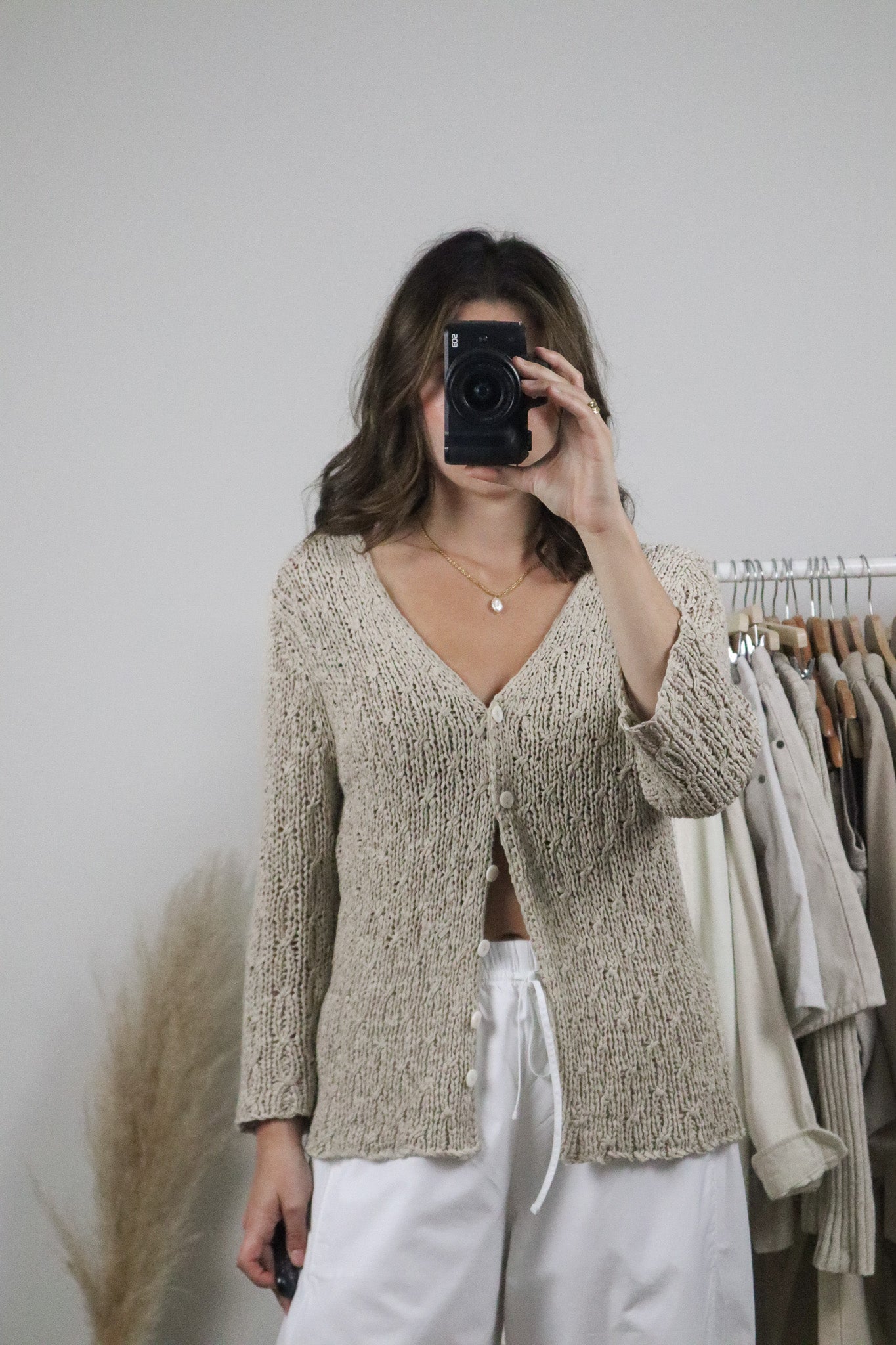 Vintage x Knit Cardigan (M)