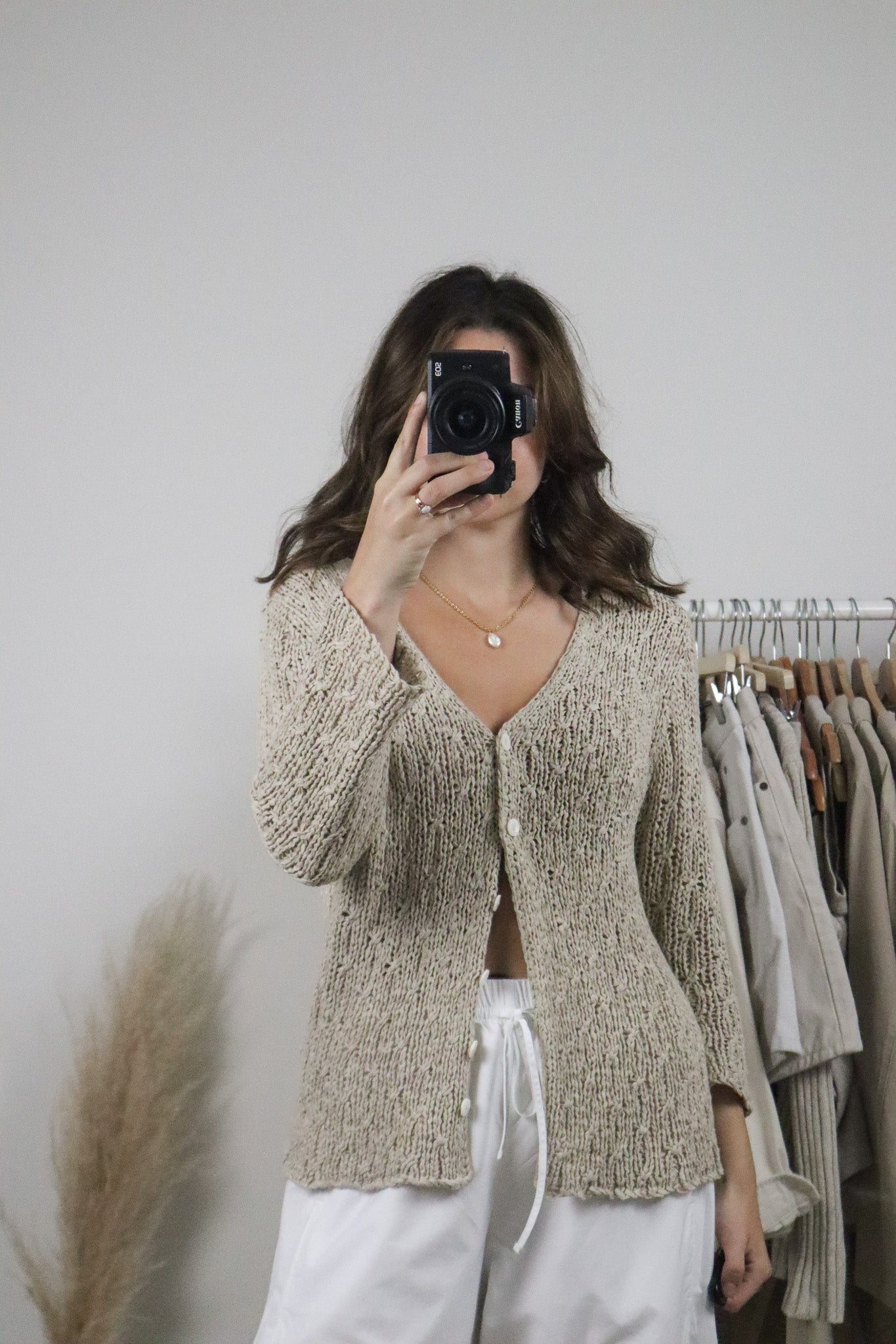 Vintage x Knit Cardigan (M)