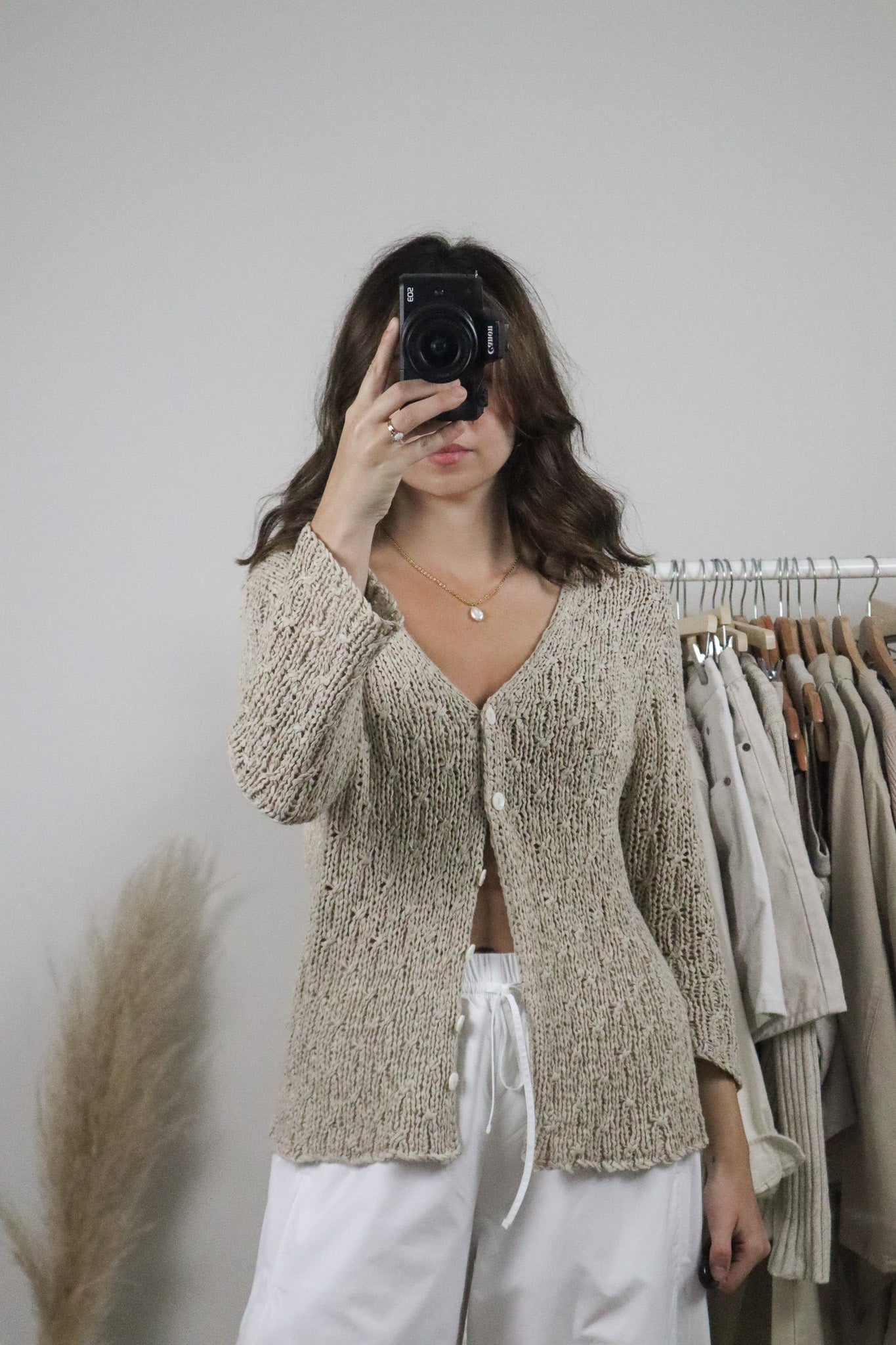 Vintage x Knit Cardigan (M)