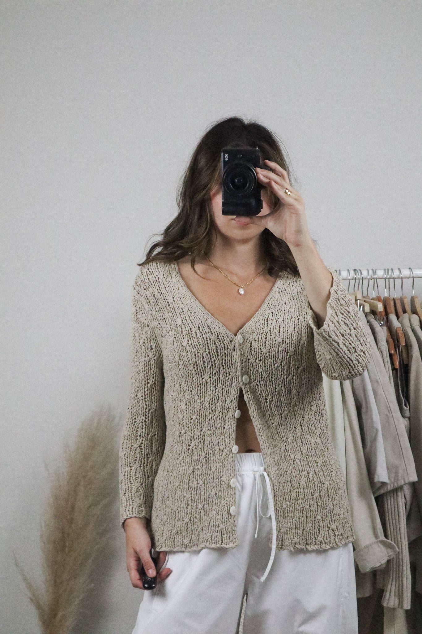 Vintage x Knit Cardigan (M)
