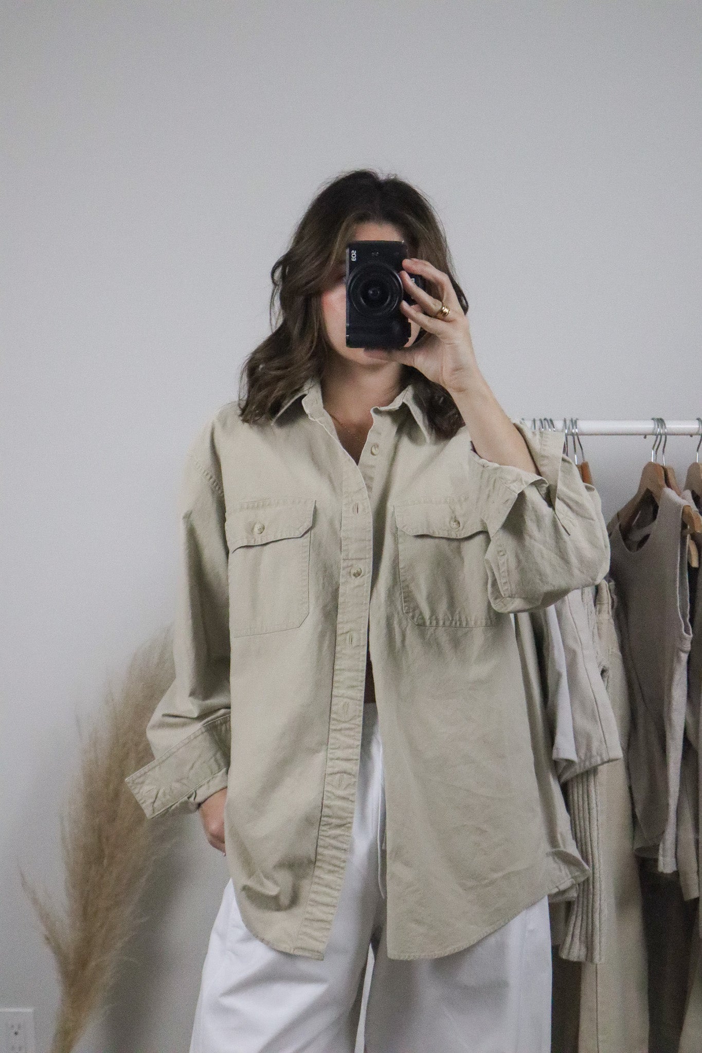 Vintage x L.L. Bean Cotton Button Up (L)