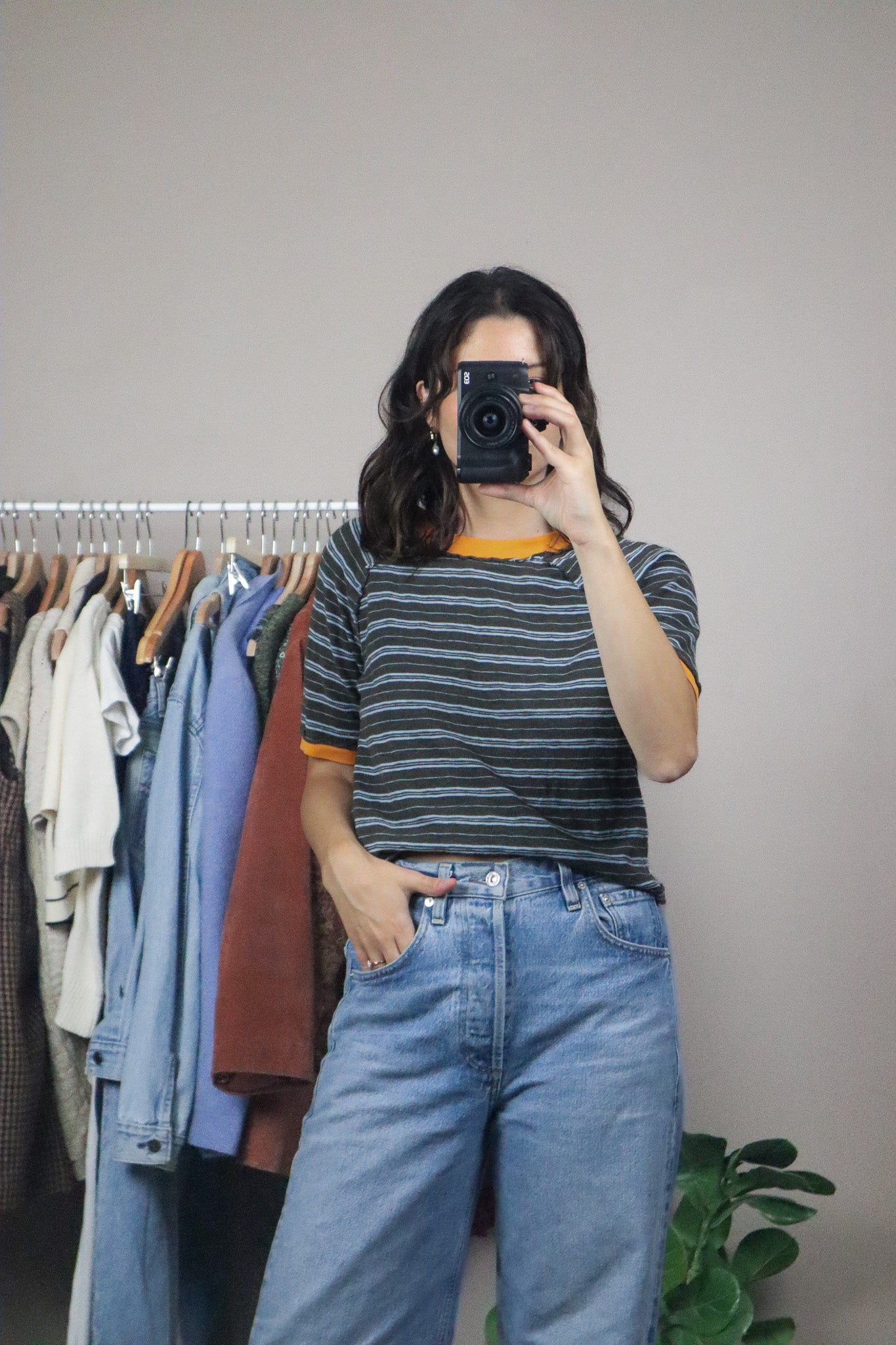 Free People x Striped T-Shirt (M)