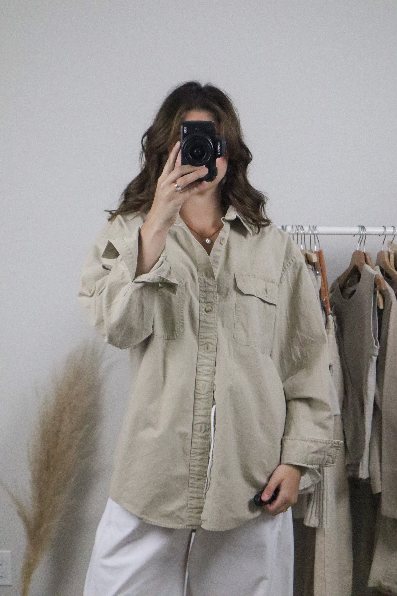 Vintage x L.L. Bean Cotton Button Up (L)