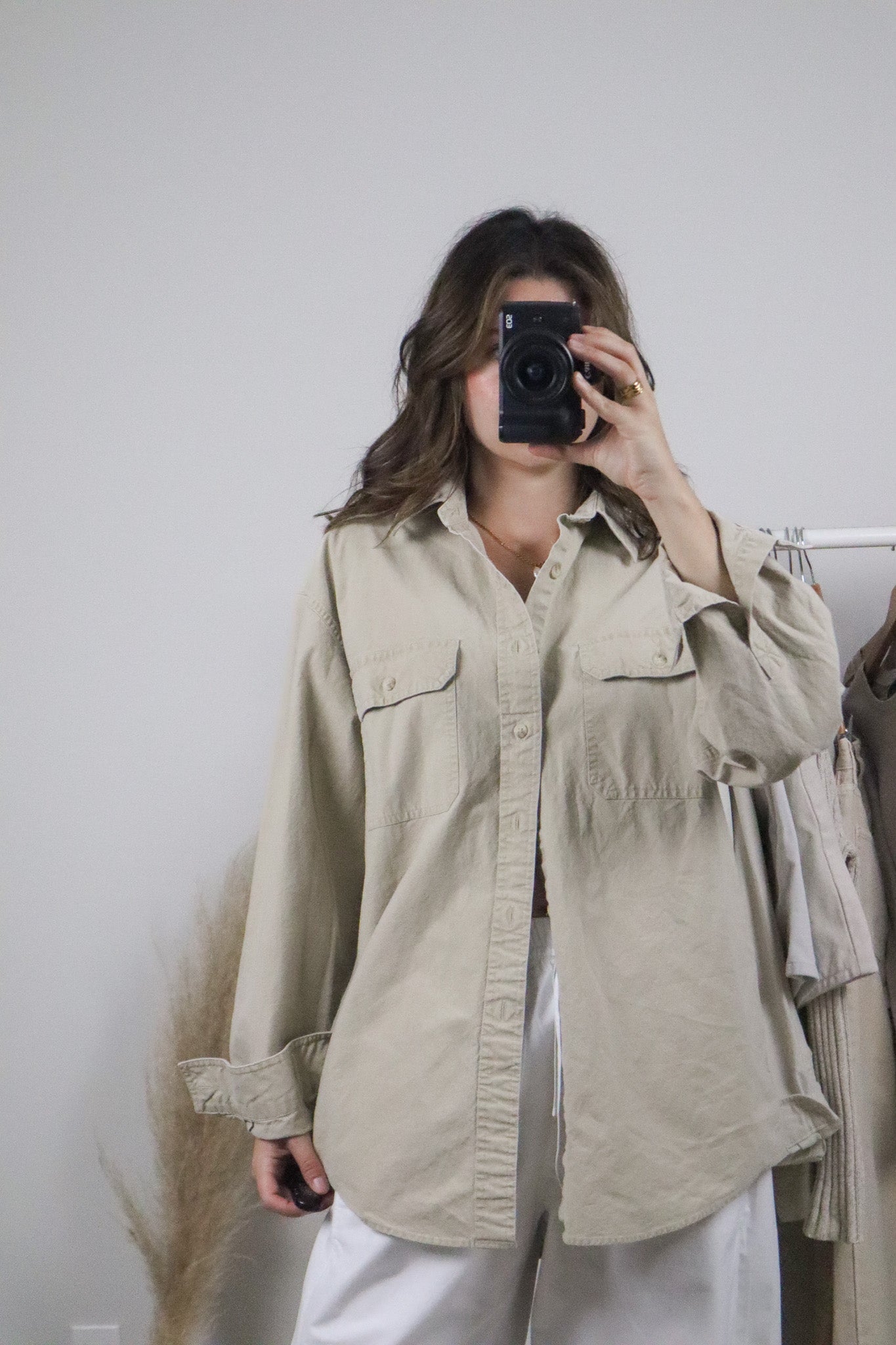 Vintage x L.L. Bean Cotton Button Up (L)