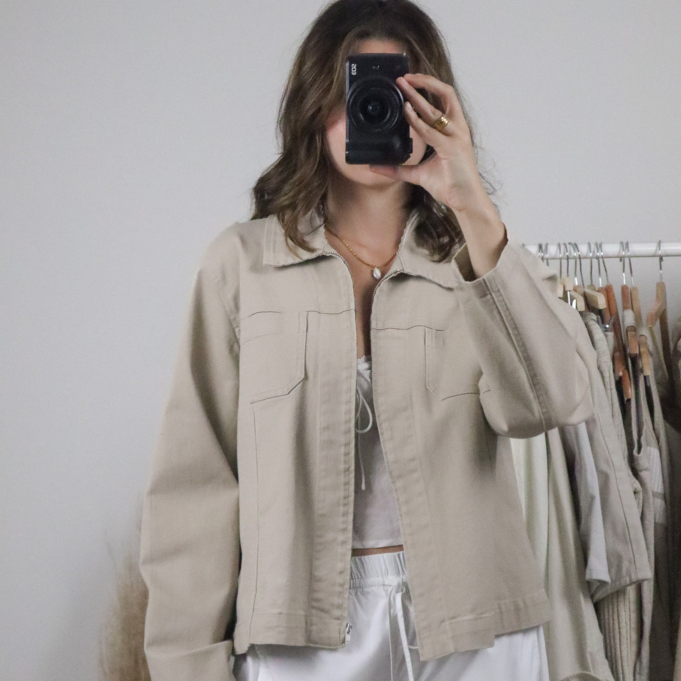 Made in Canada x Vintage x Collared Jacket (L)
