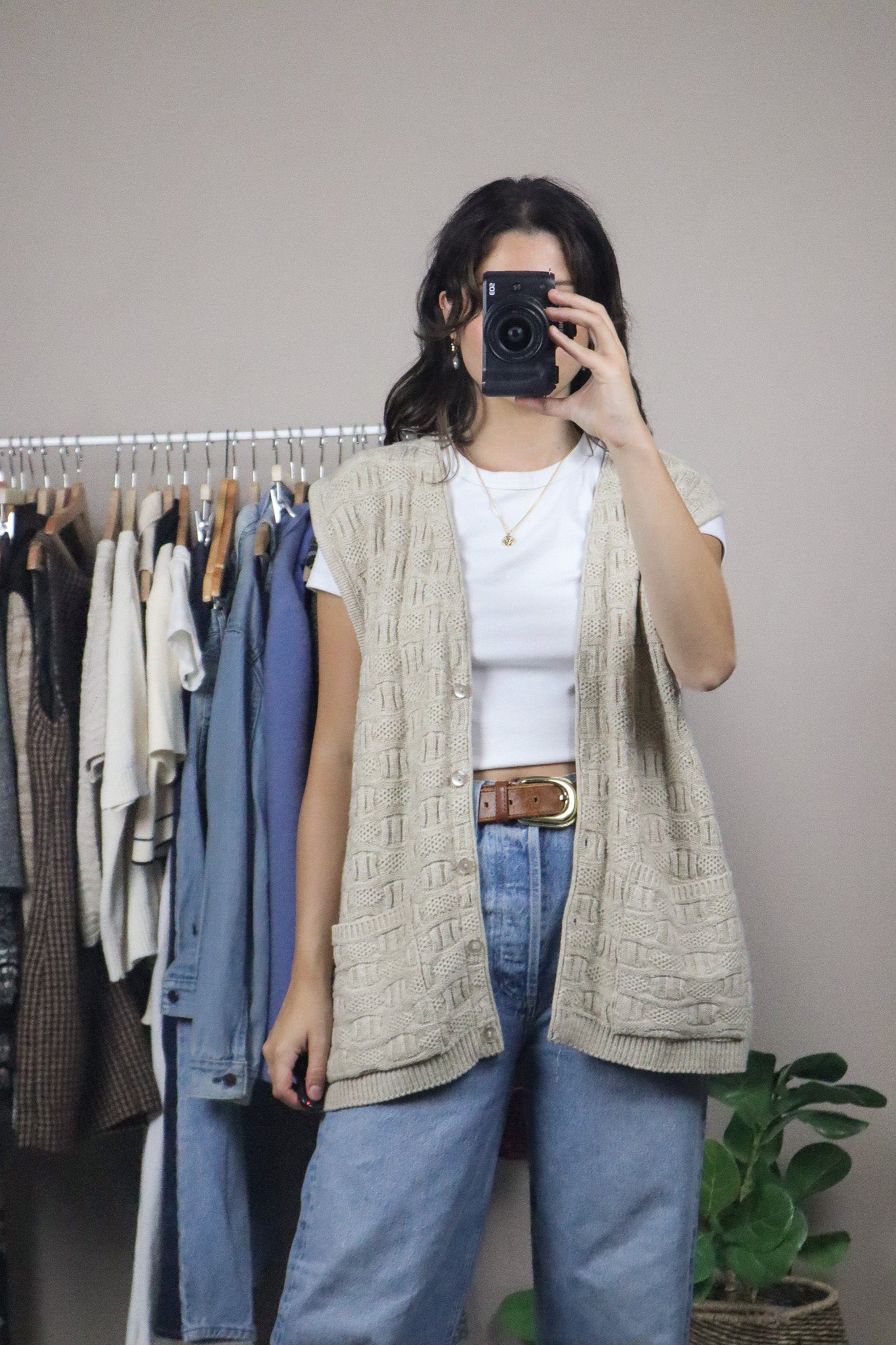 Made in Canada x Vintage x Knit Vest (XL)