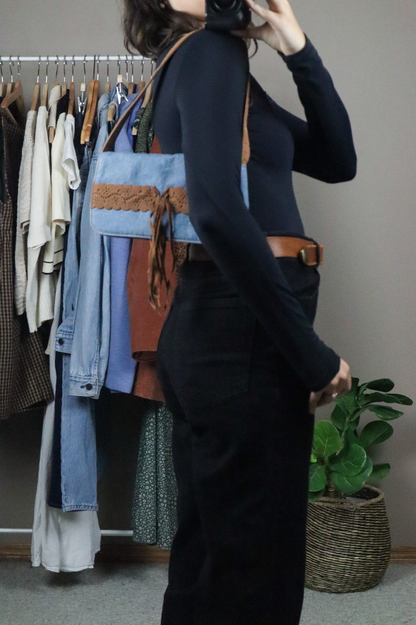 Vintage x Denim Purse