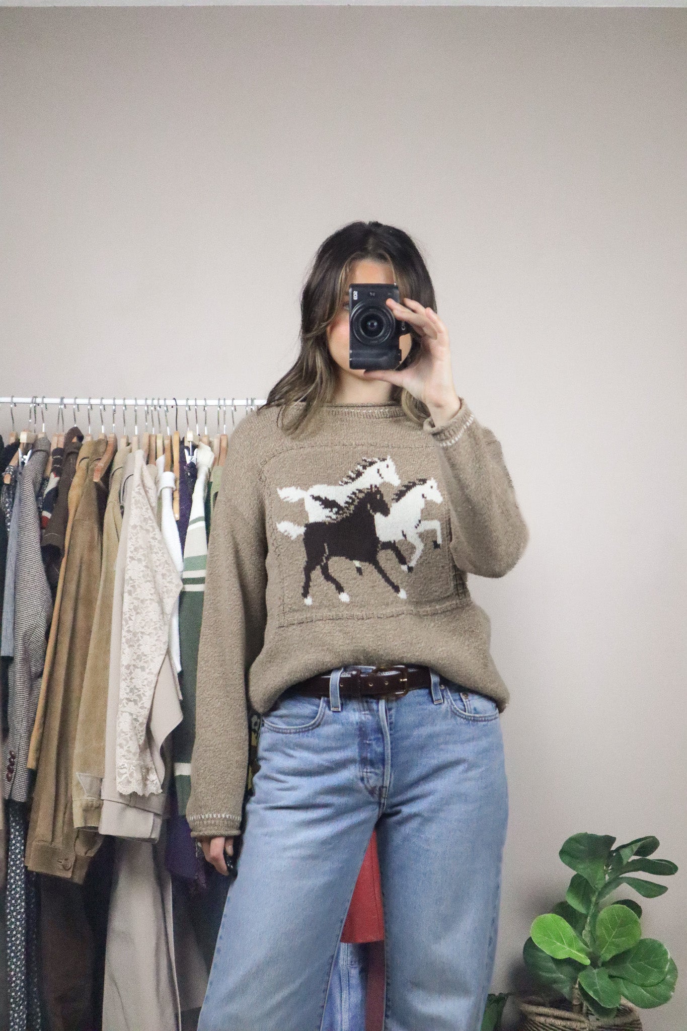 Made in Canada x Vintage x Equestrian Knit (S/M)