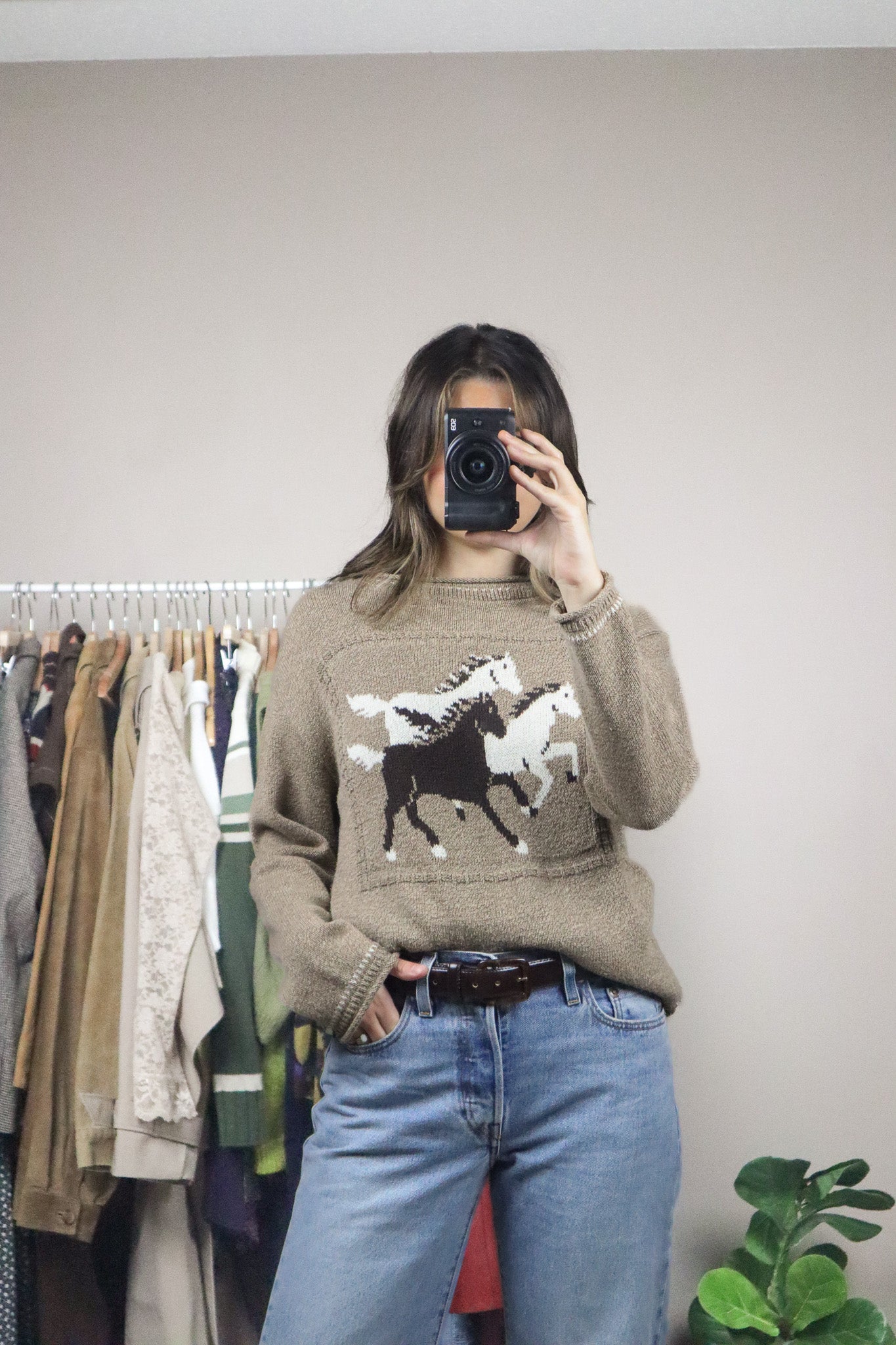 Made in Canada x Vintage x Equestrian Knit (S/M)