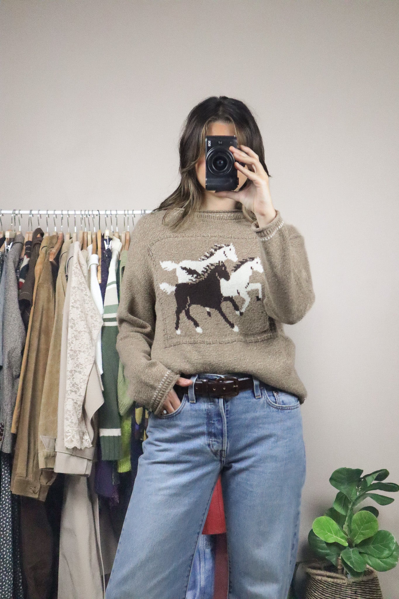 Made in Canada x Vintage x Equestrian Knit (S/M)