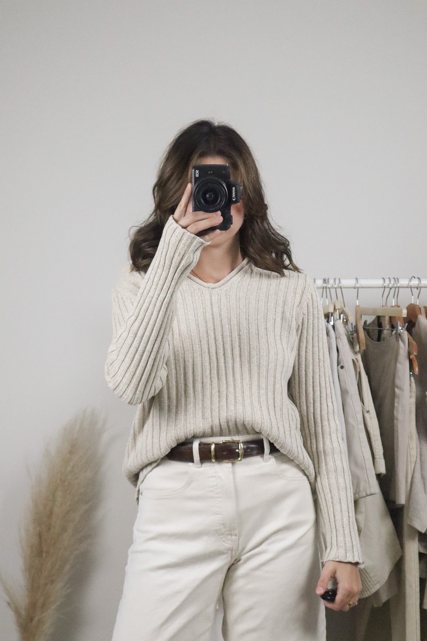 Vintage x Ralph Lauren x Silk/Linen/Cotton Textured Knit (S/M)