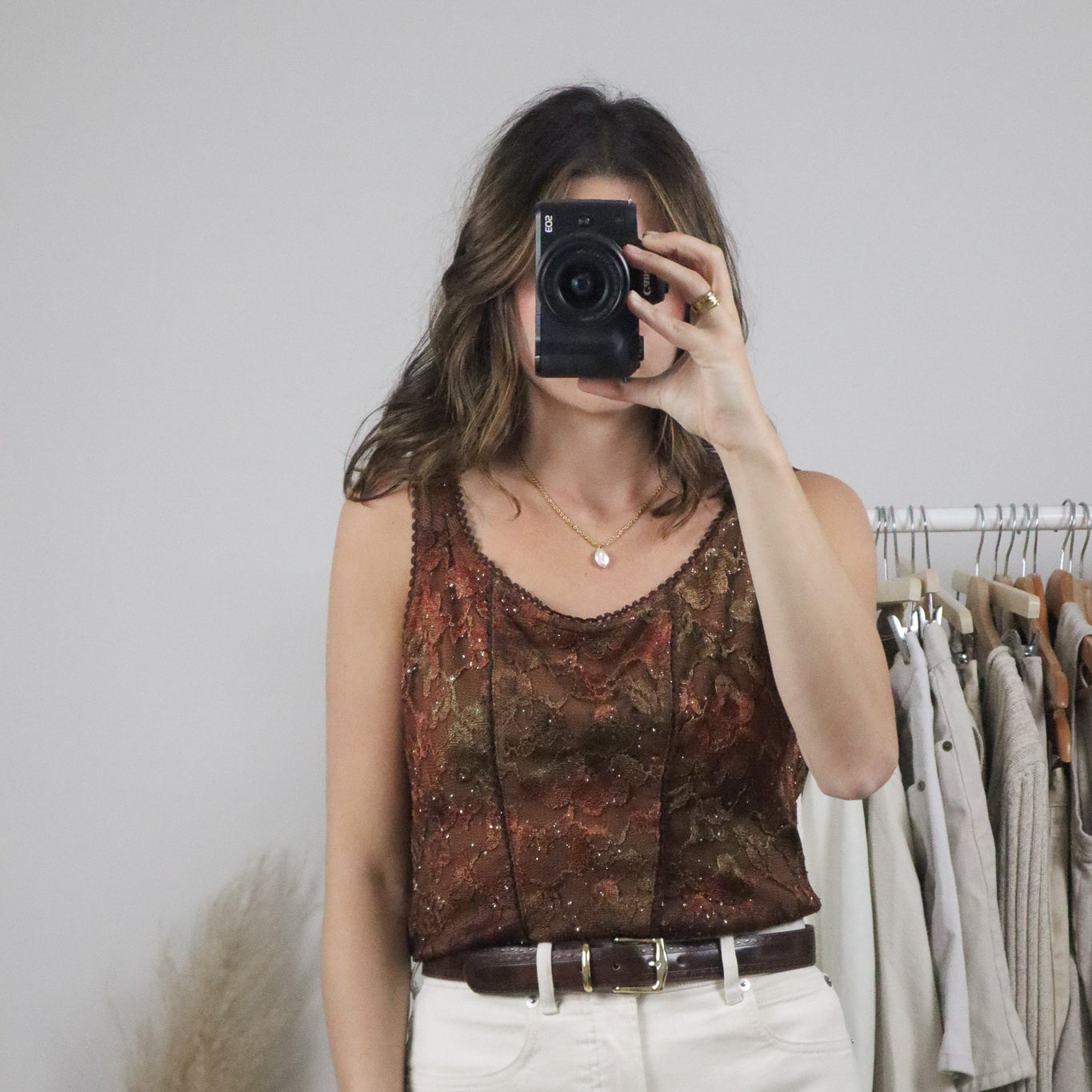 Made in Canada x Vintage x Lace Glitter (L)