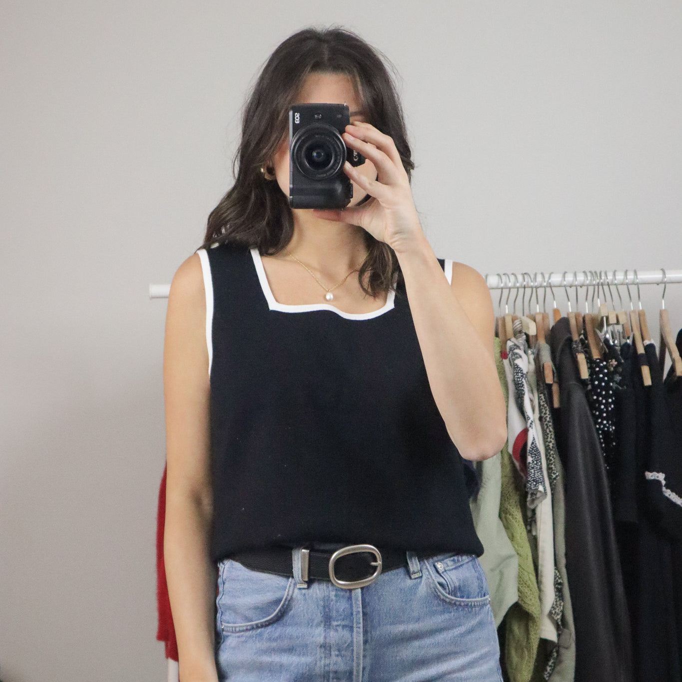 Vintage x Contrast Trim Tank (L/XL)