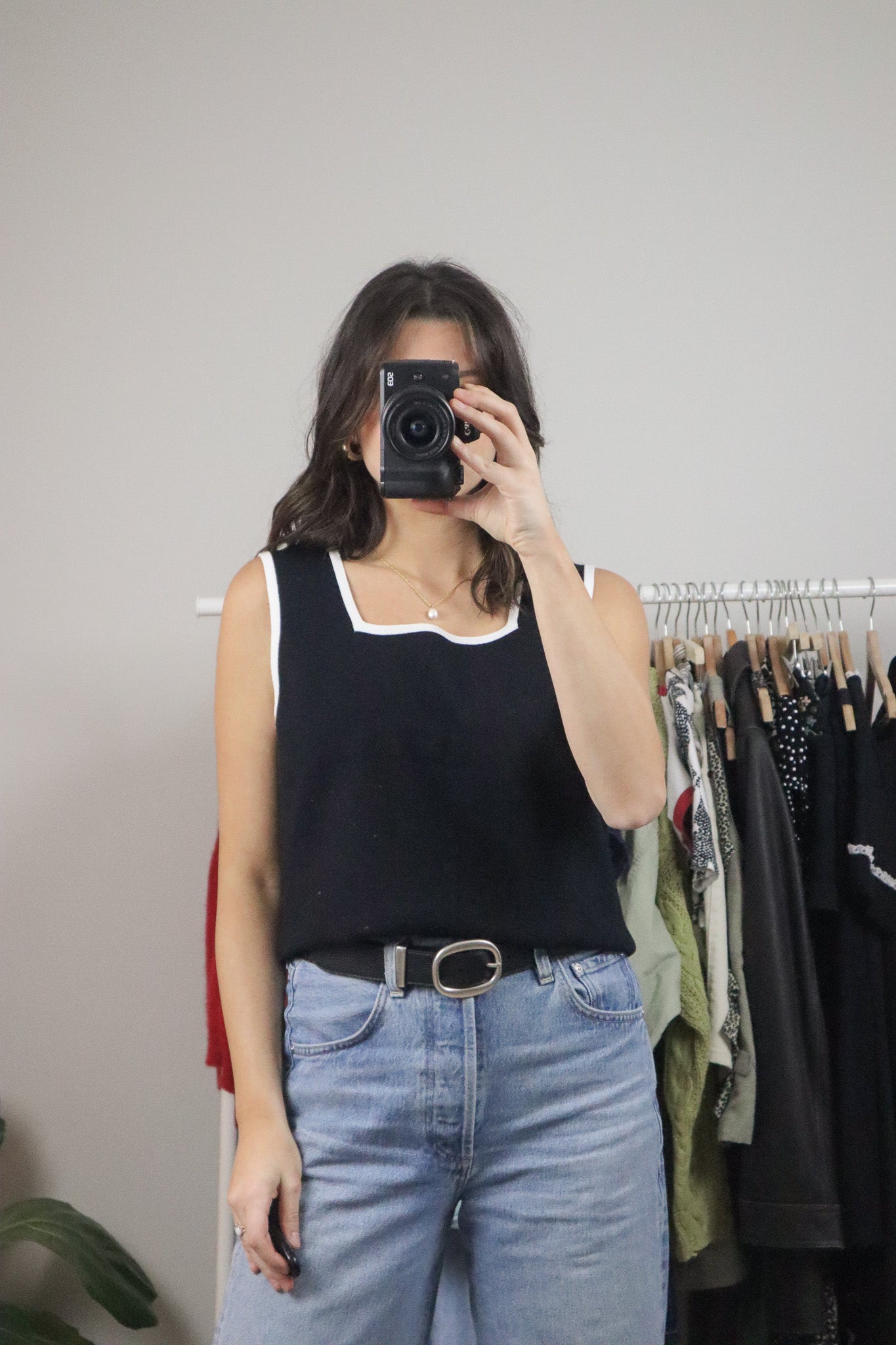 Vintage x Contrast Trim Tank (L/XL)