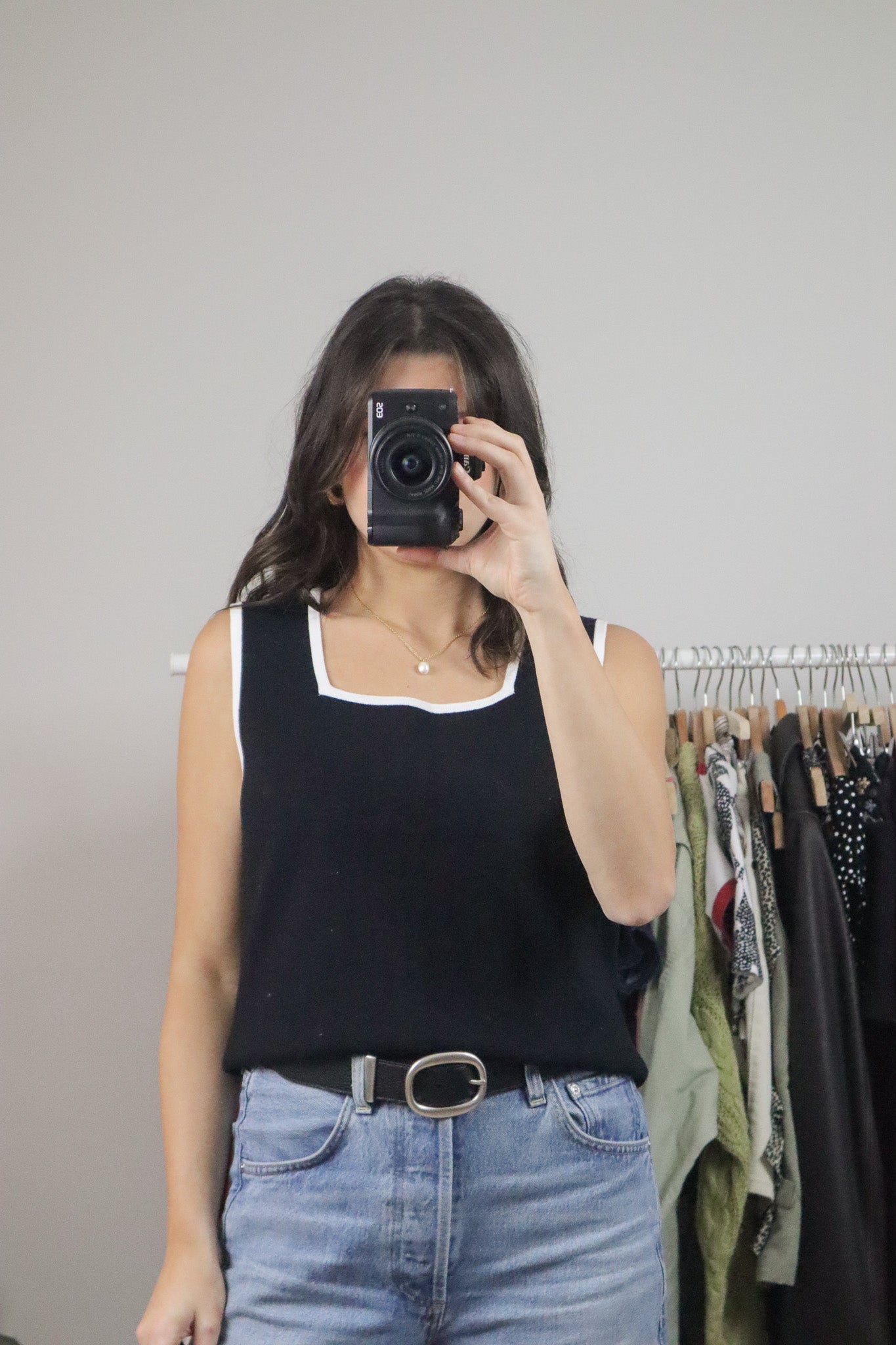 Vintage x Contrast Trim Tank (L/XL)