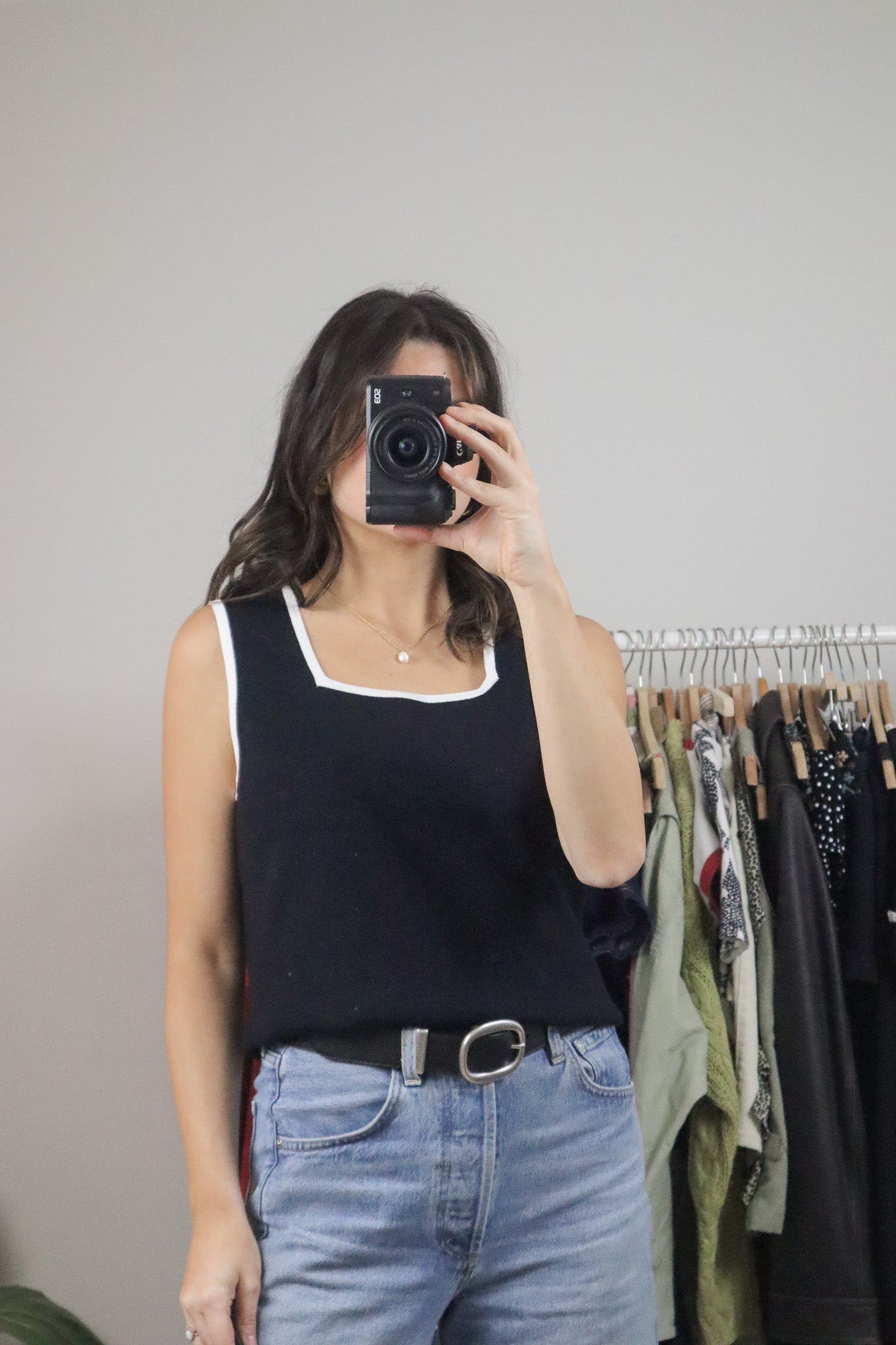 Vintage x Contrast Trim Tank (L/XL)