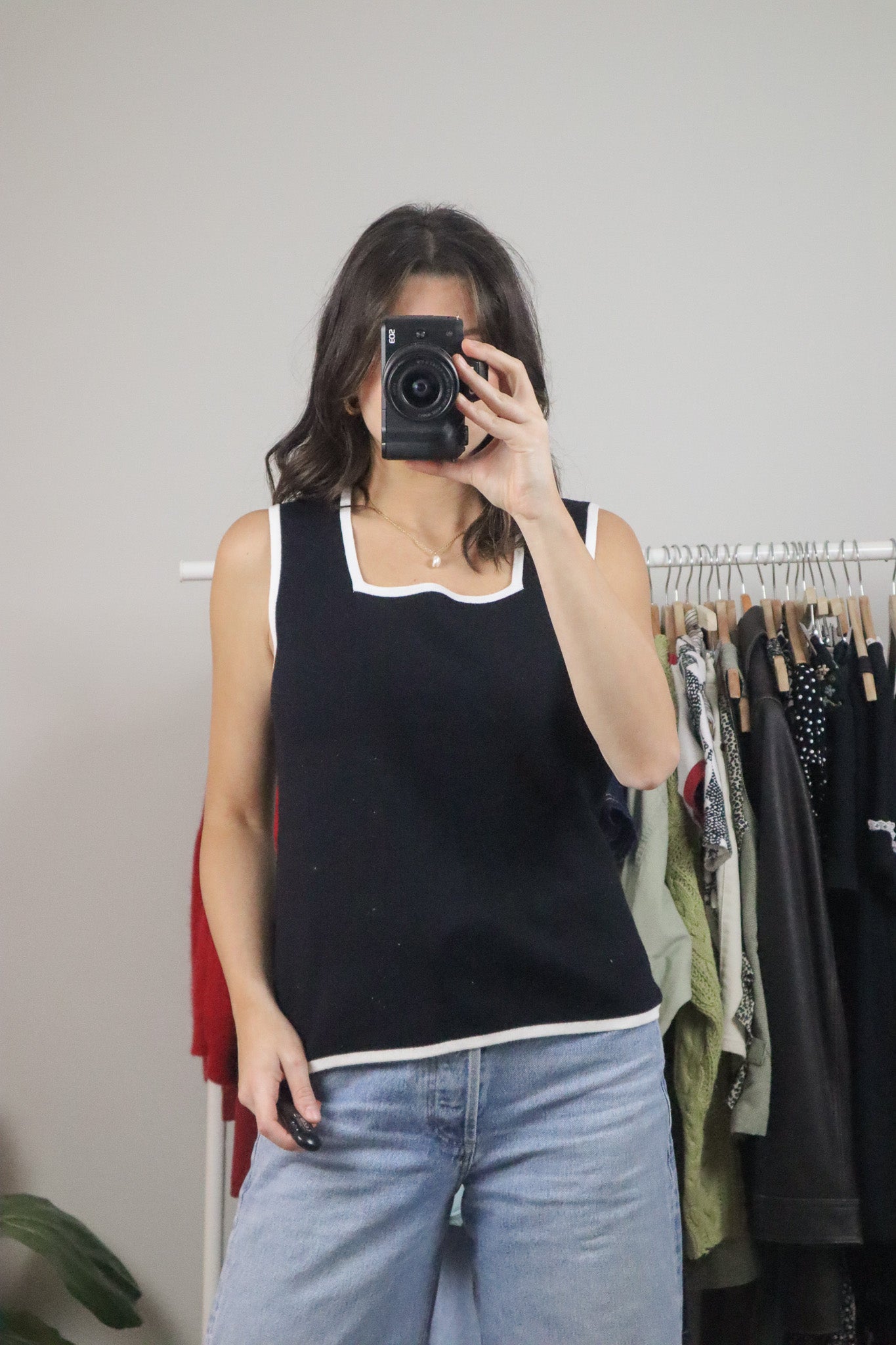 Vintage x Contrast Trim Tank (L/XL)