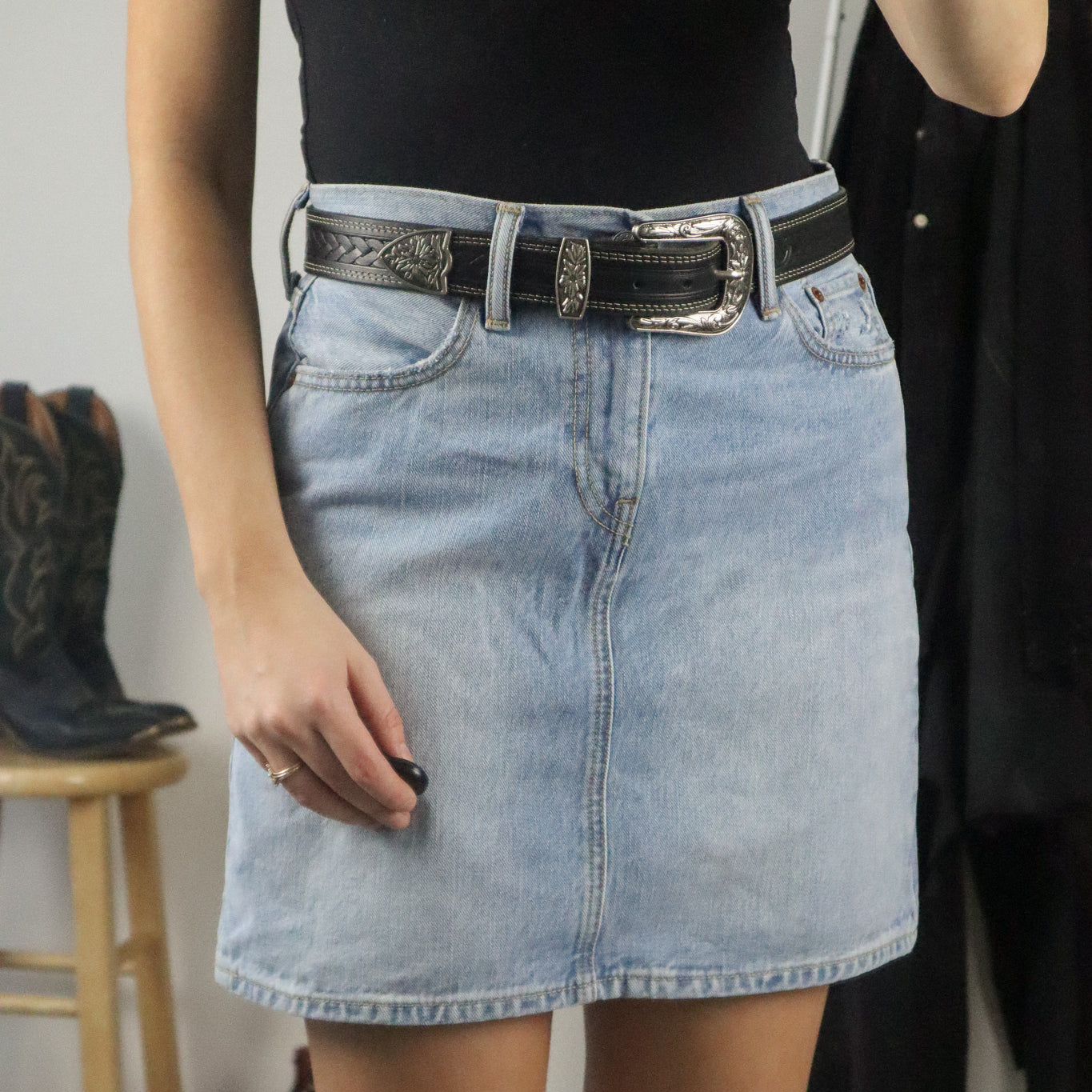 Made in Canada x Vintage x Leather Belt (M)
