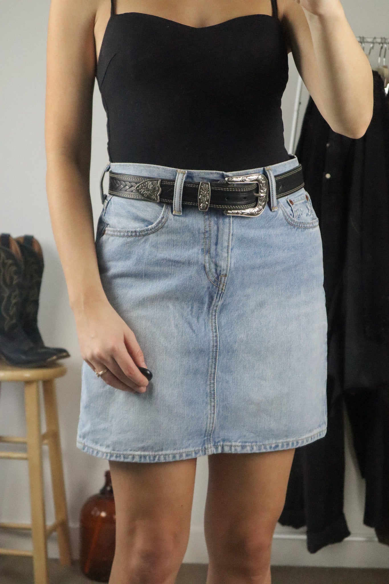 Made in Canada x Vintage x Leather Belt (M)