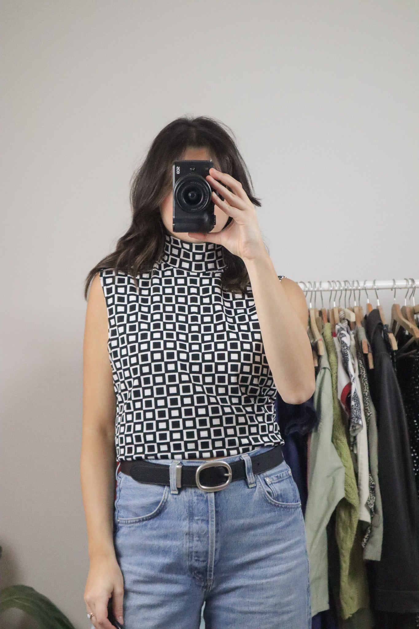 Made in USA x Vintage x Geometric Tank (L/XL)