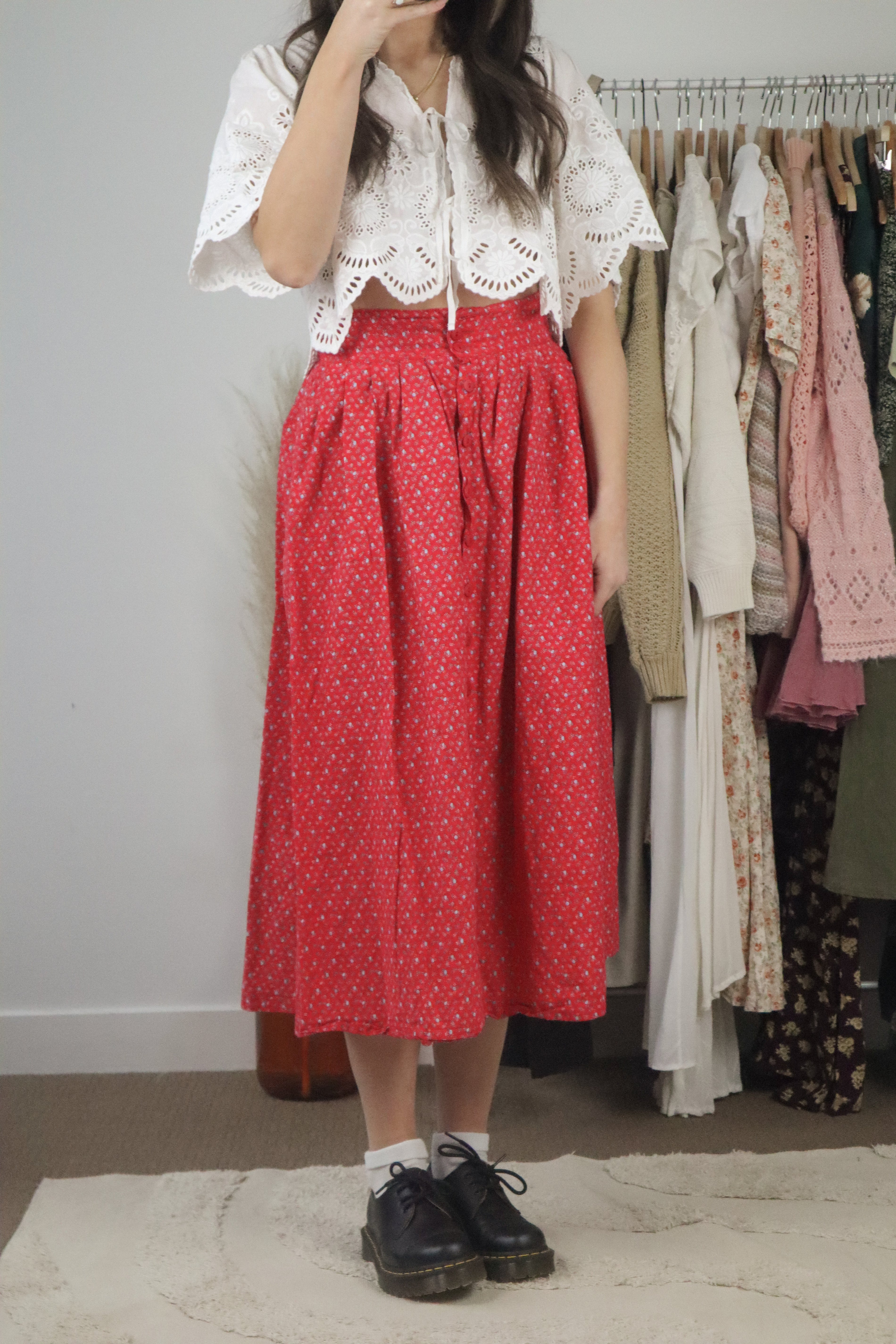 Made in Canada x Vintage x 70s Midi Skirt (4)