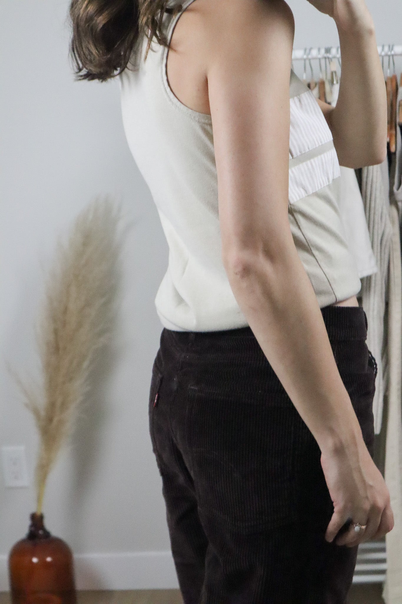 Vintage x Embroidered Tank (M)