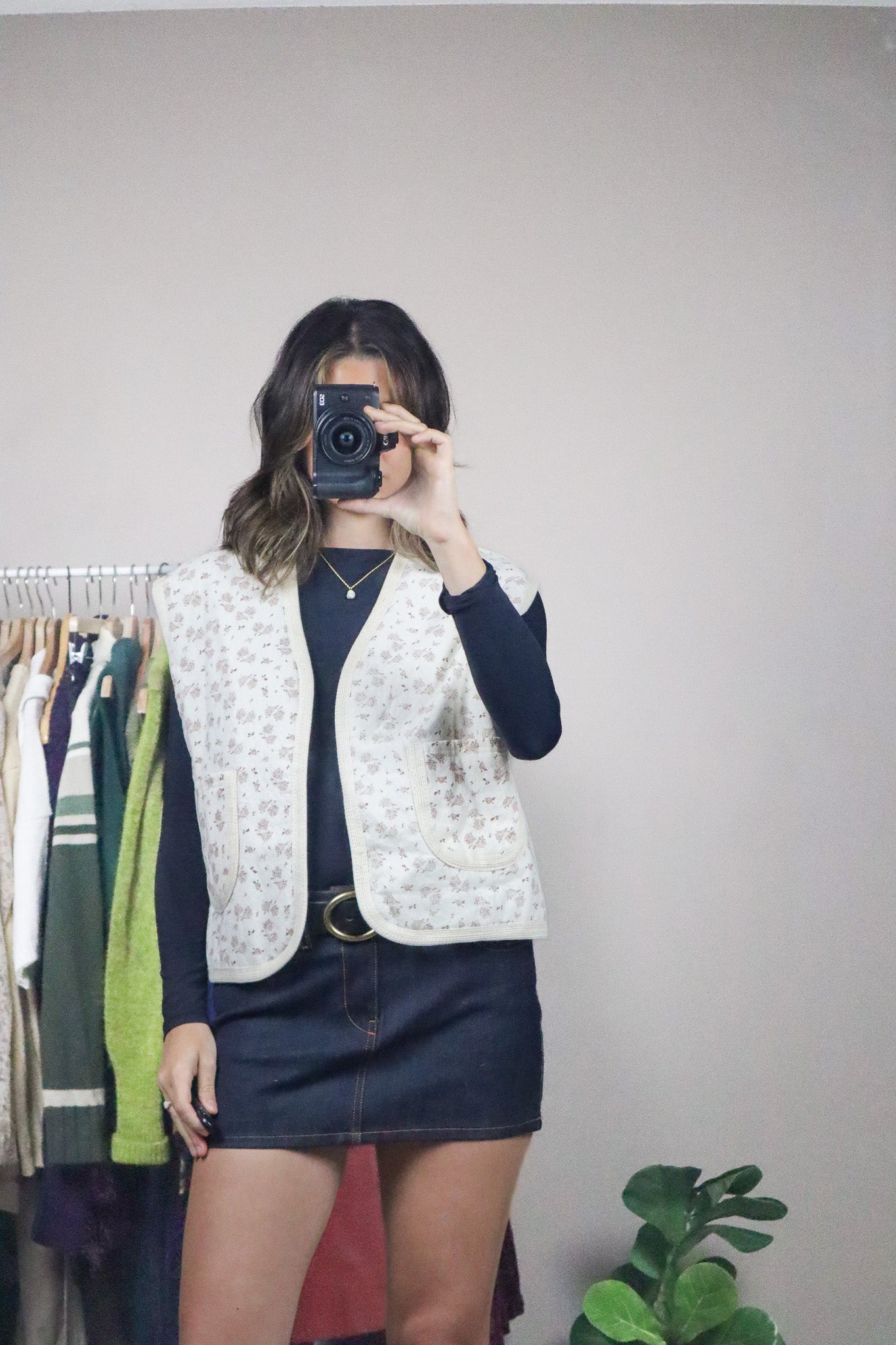 Modern x Floral Vest (M/L)