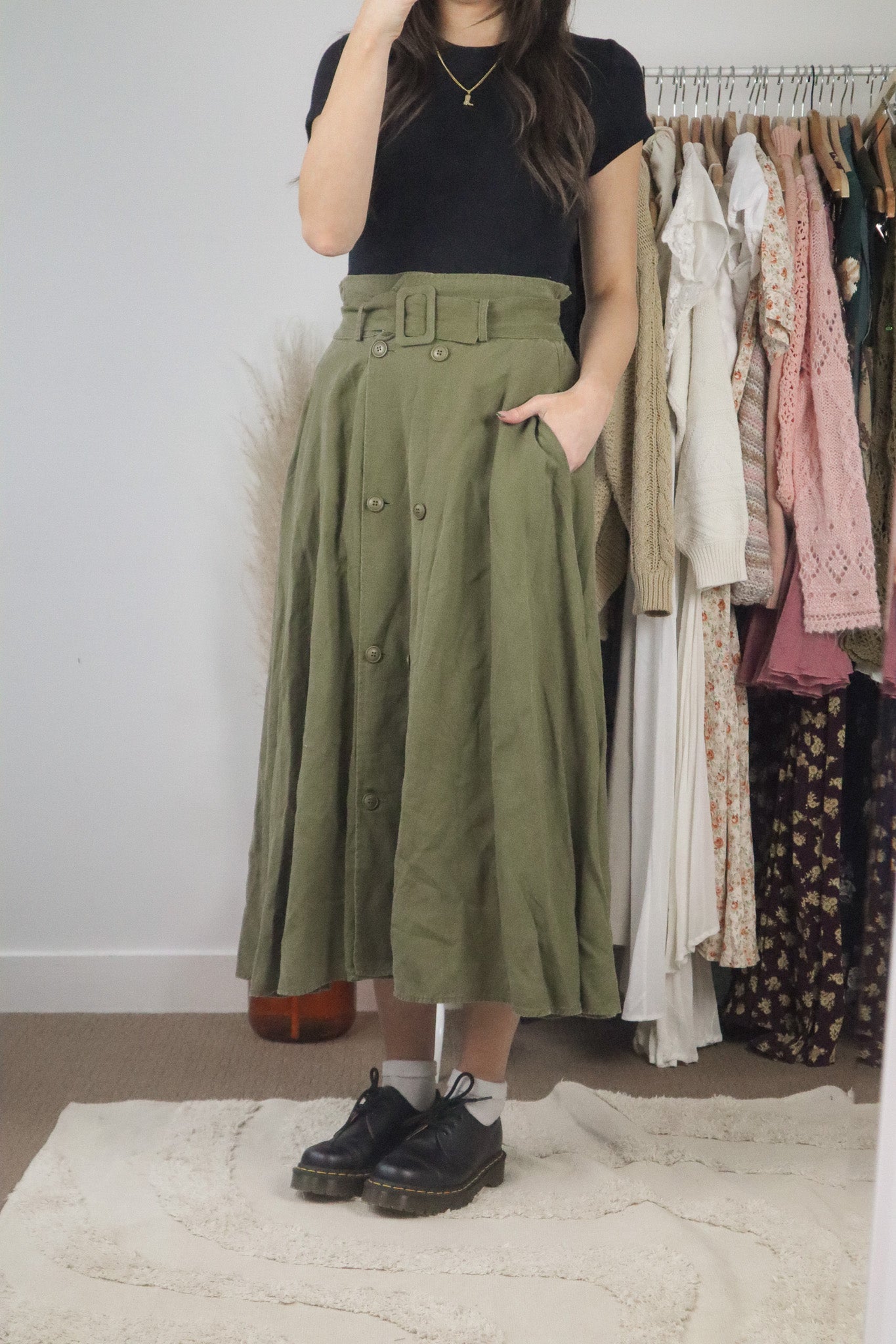 Modern x Linen Blend Skirt (4)