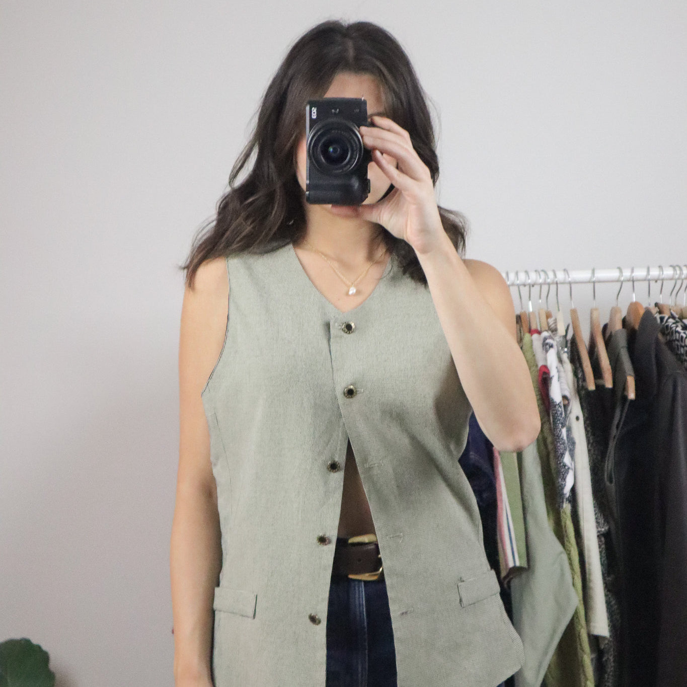 Vintage x Houndstooth Vest (8/10)