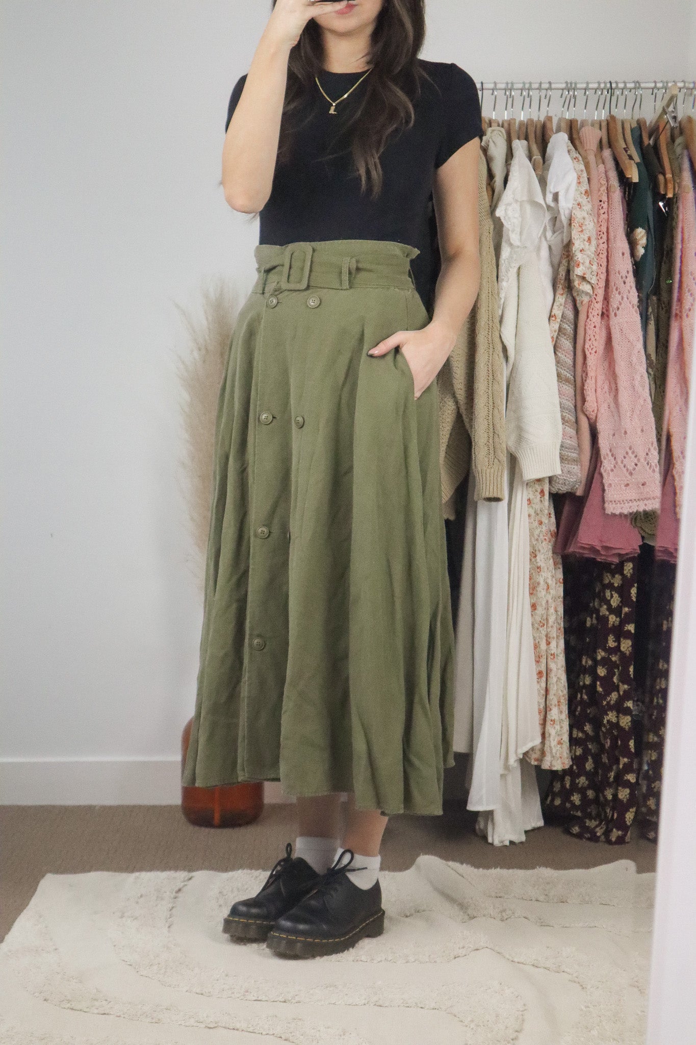 Modern x Linen Blend Skirt (4)