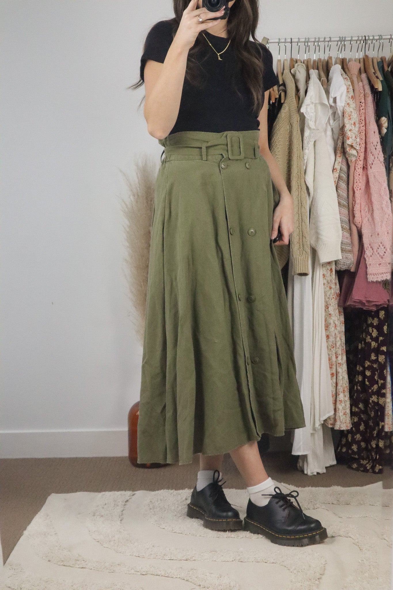 Modern x Linen Blend Skirt (4)