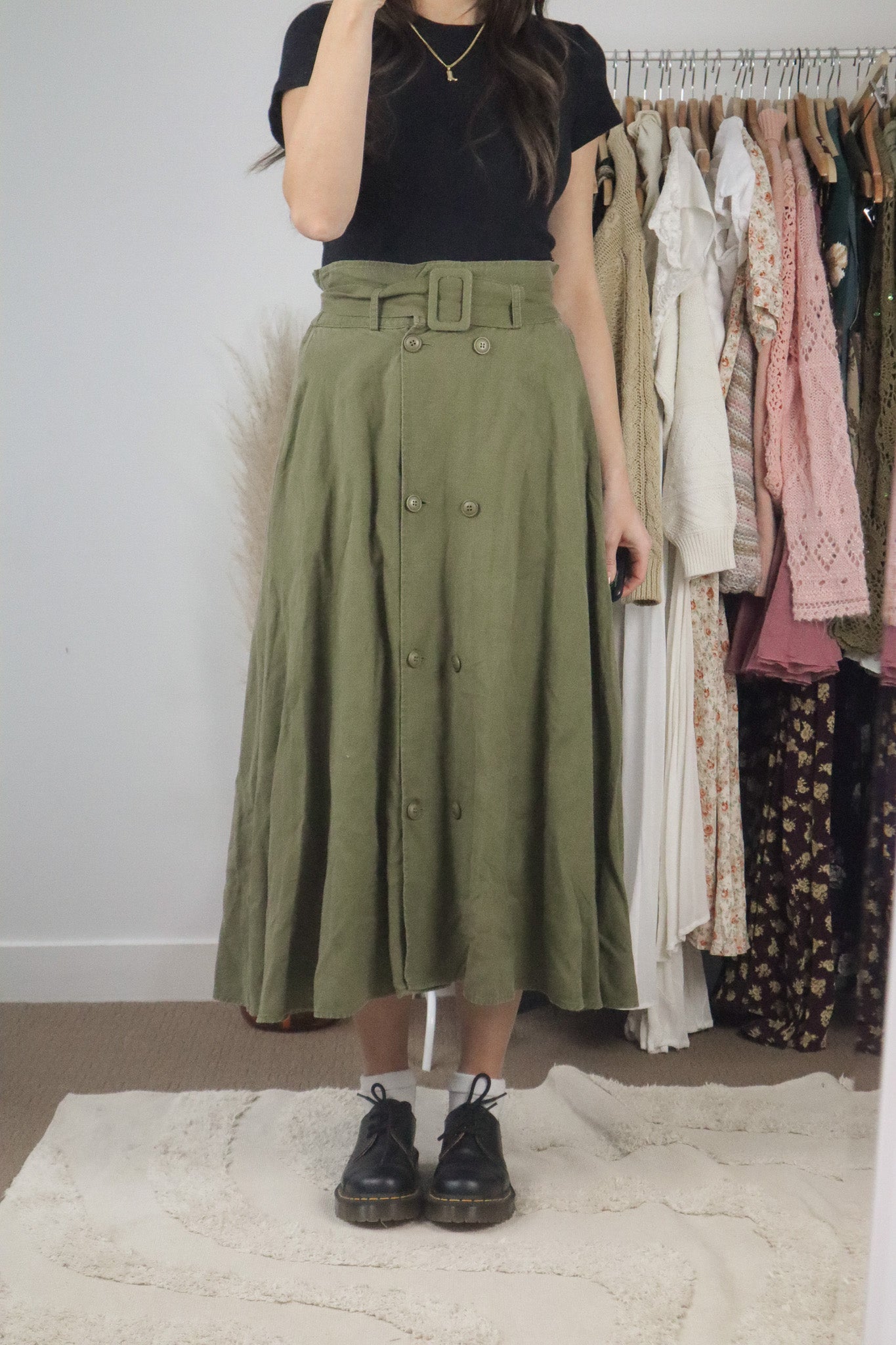 Modern x Linen Blend Skirt (4)