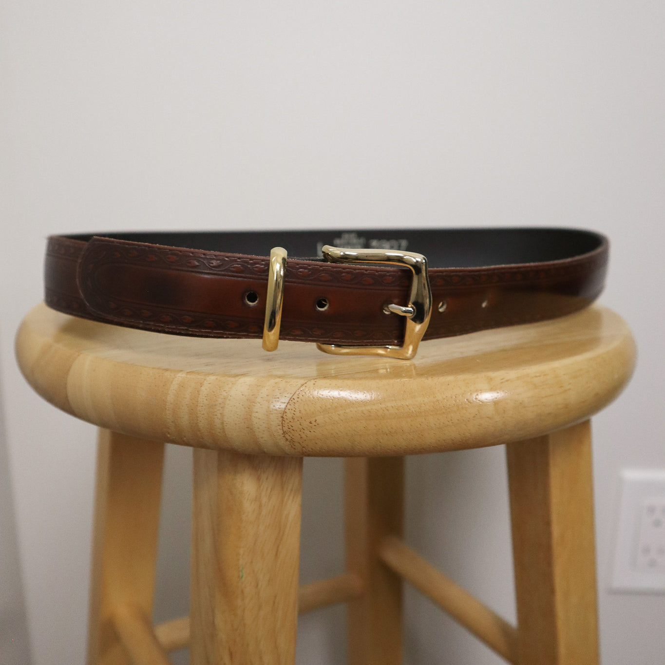 Made in Canada x Vintage x Leather Belt (S/M)