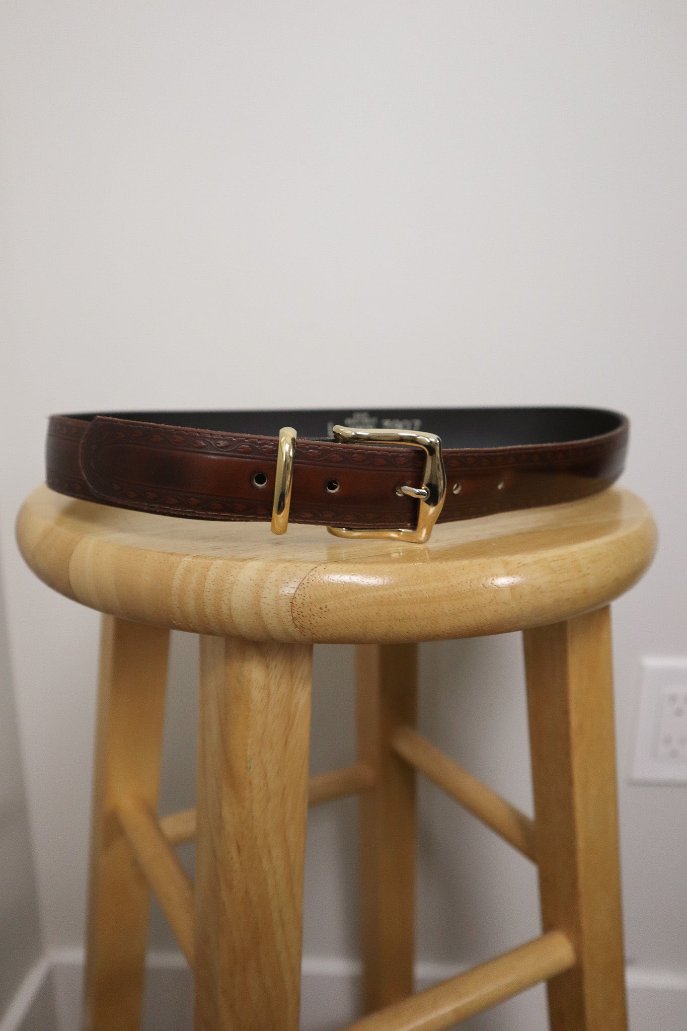 Made in Canada x Vintage x Leather Belt (S/M)