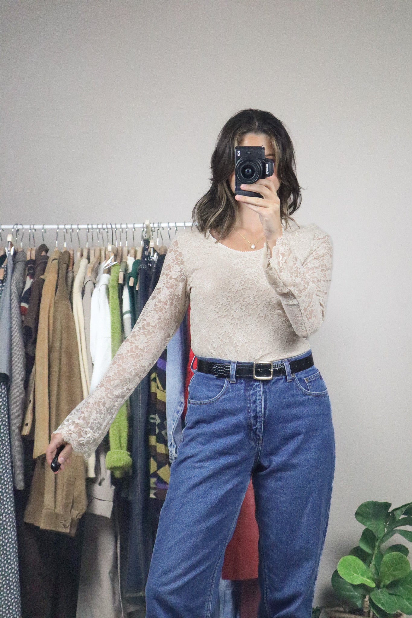 Vintage x Lace Long-Sleeve (S)