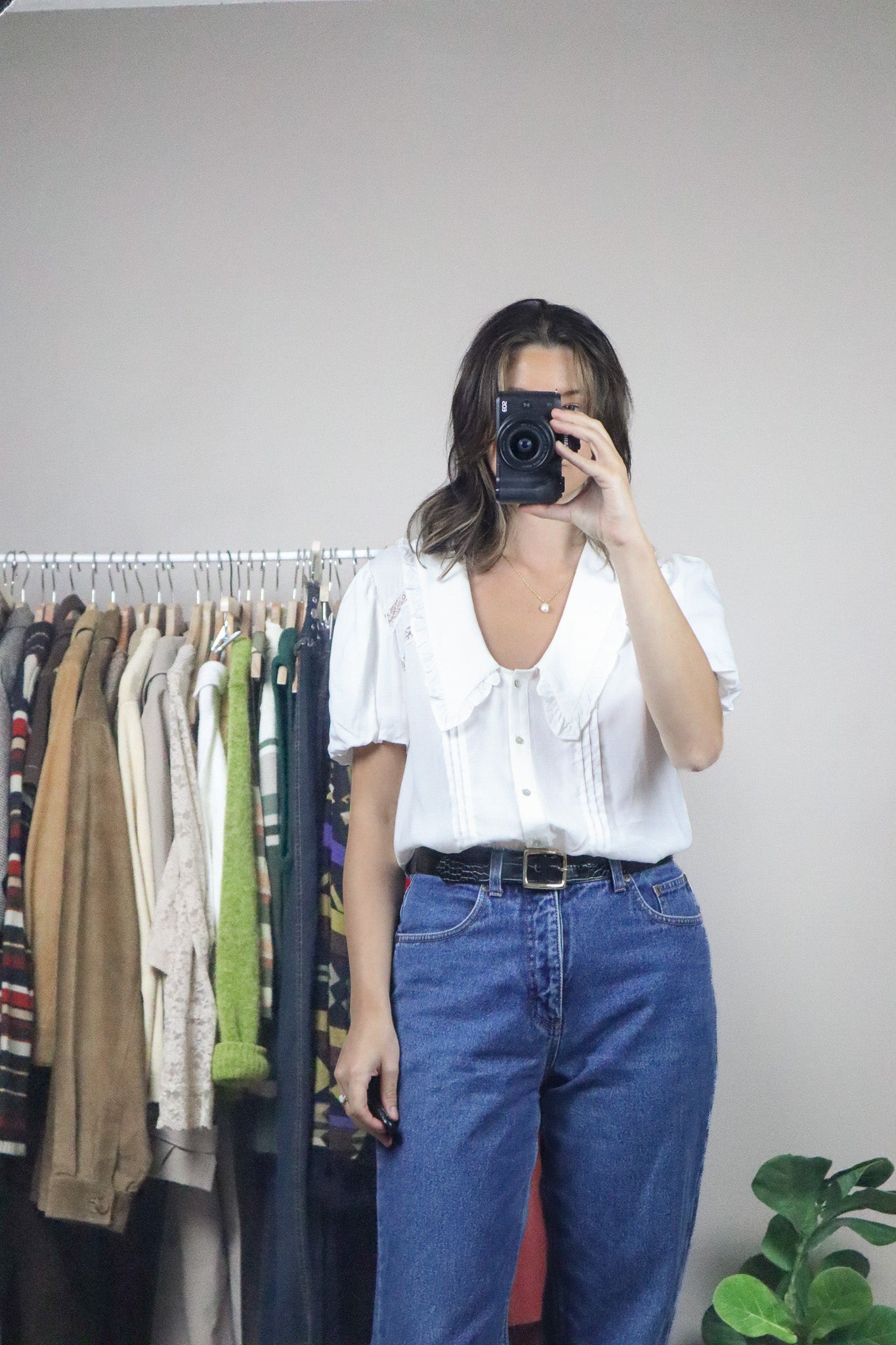 Modern x Peter-Pan Collared Blouse (S)