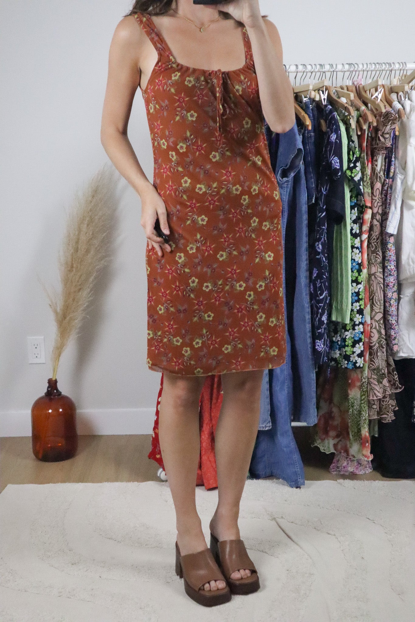 Made in Korea x Vintage x Floral Midi Dress (4)