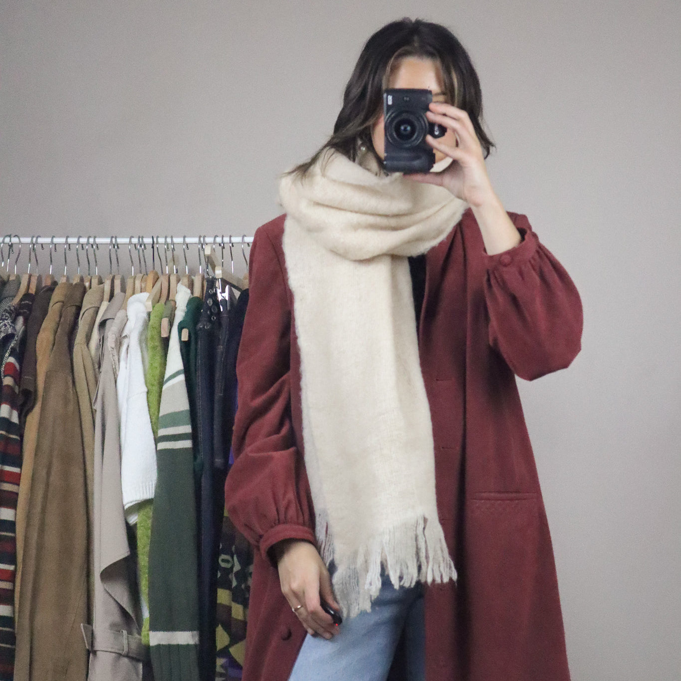 Made in Japan x Wool Blend Scarf