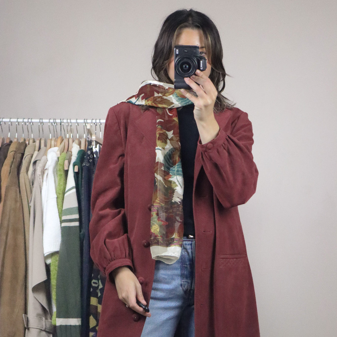 Vintage x Pattered Scarf