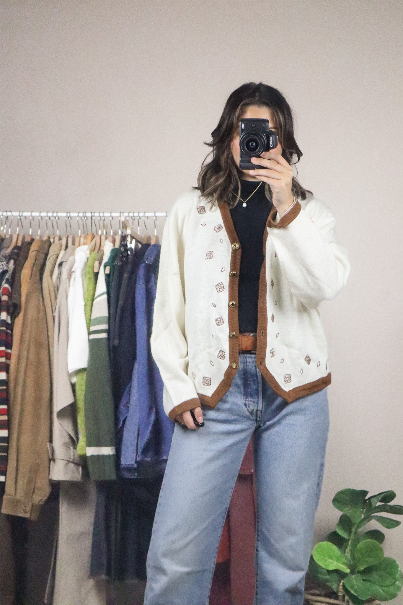 Vintage x Deadstock x Wool Blend Cardi (M/L)