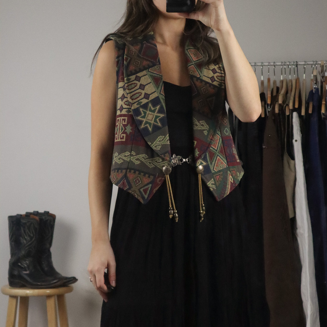 Made in Canada x Vintage x Tapestry Vest (M)