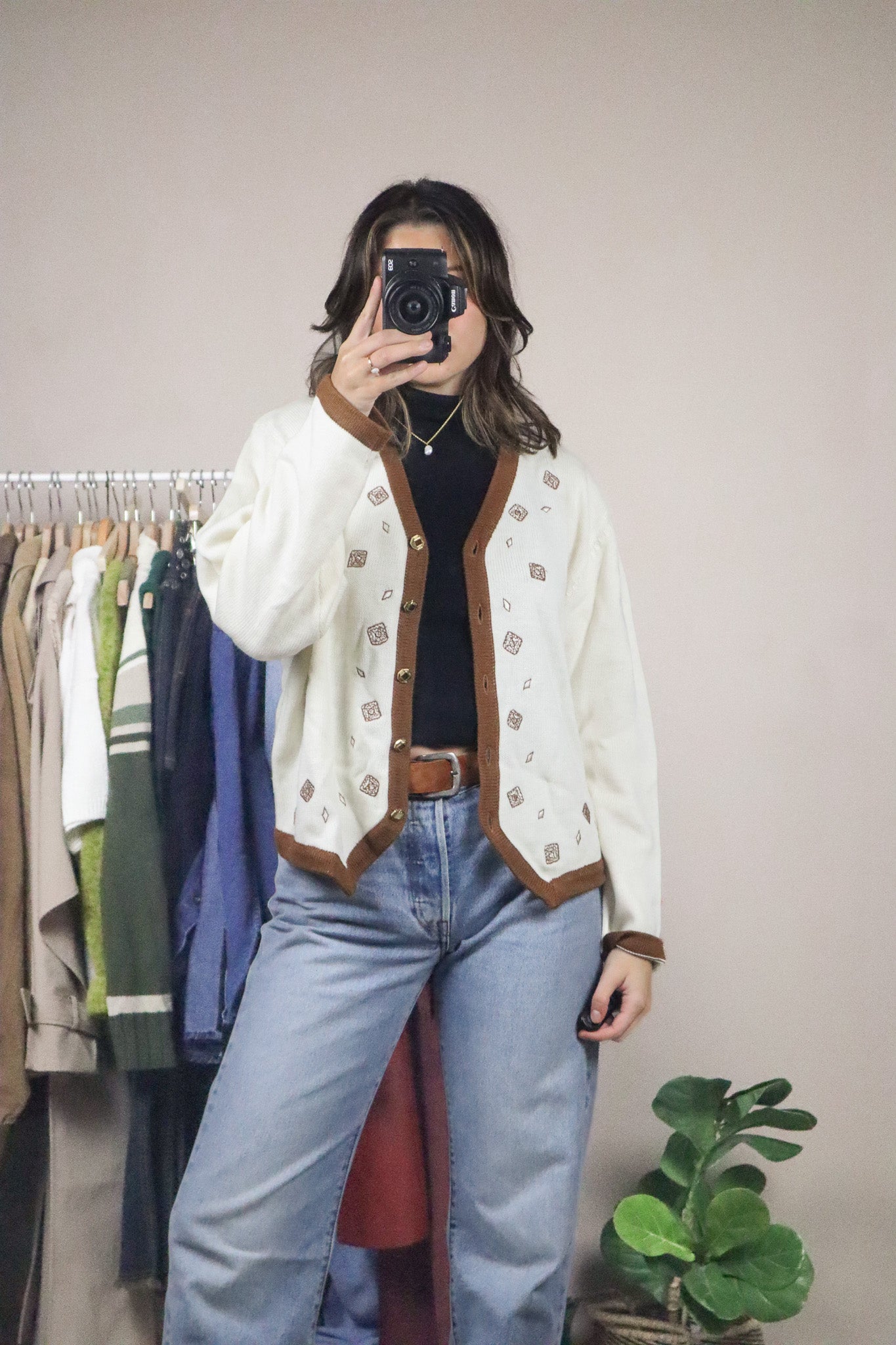 Vintage x Deadstock x Wool Blend Cardi (M/L)